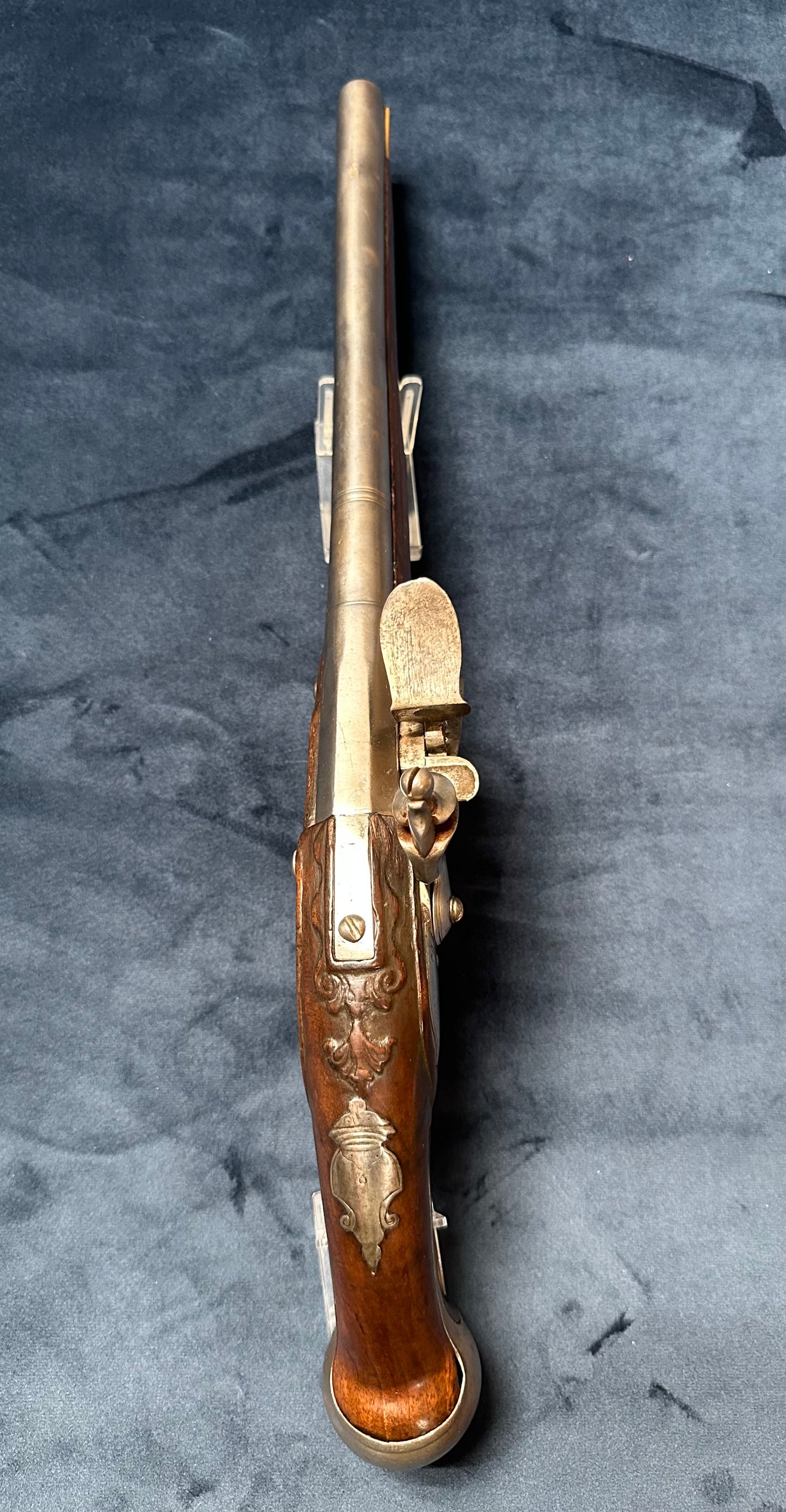 Handsome Long Barrelled Full Stocked Flintlock Holster Pistol