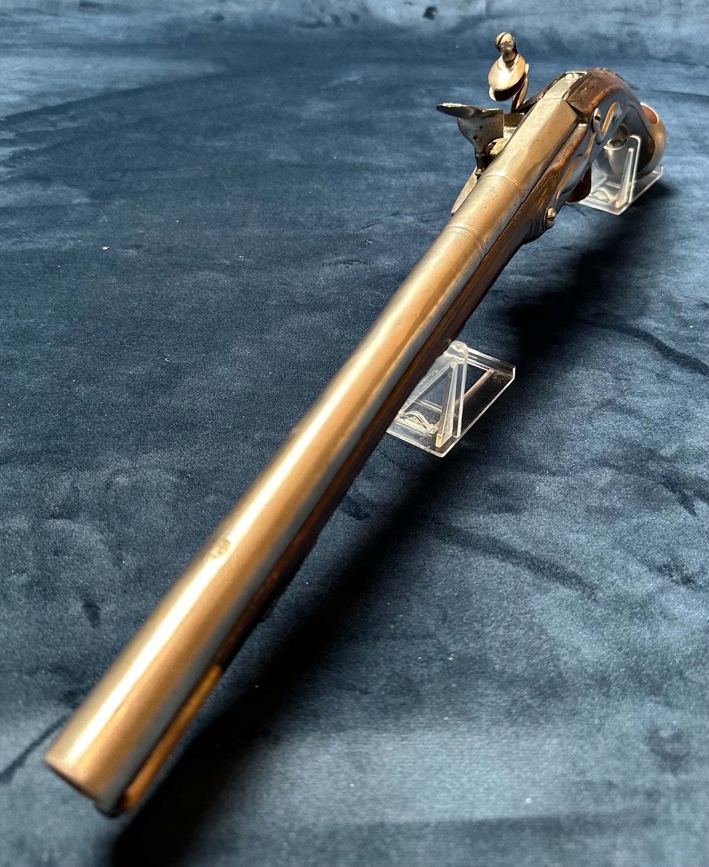 Handsome Long Barrelled Full Stocked Flintlock Holster Pistol