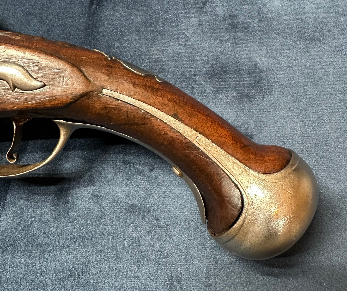 Handsome Long Barrelled Full Stocked Flintlock Holster Pistol