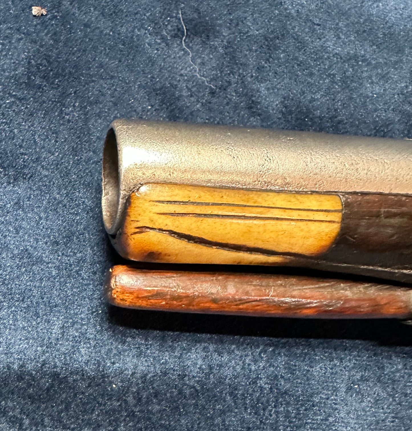 Handsome Long Barrelled Full Stocked Flintlock Holster Pistol