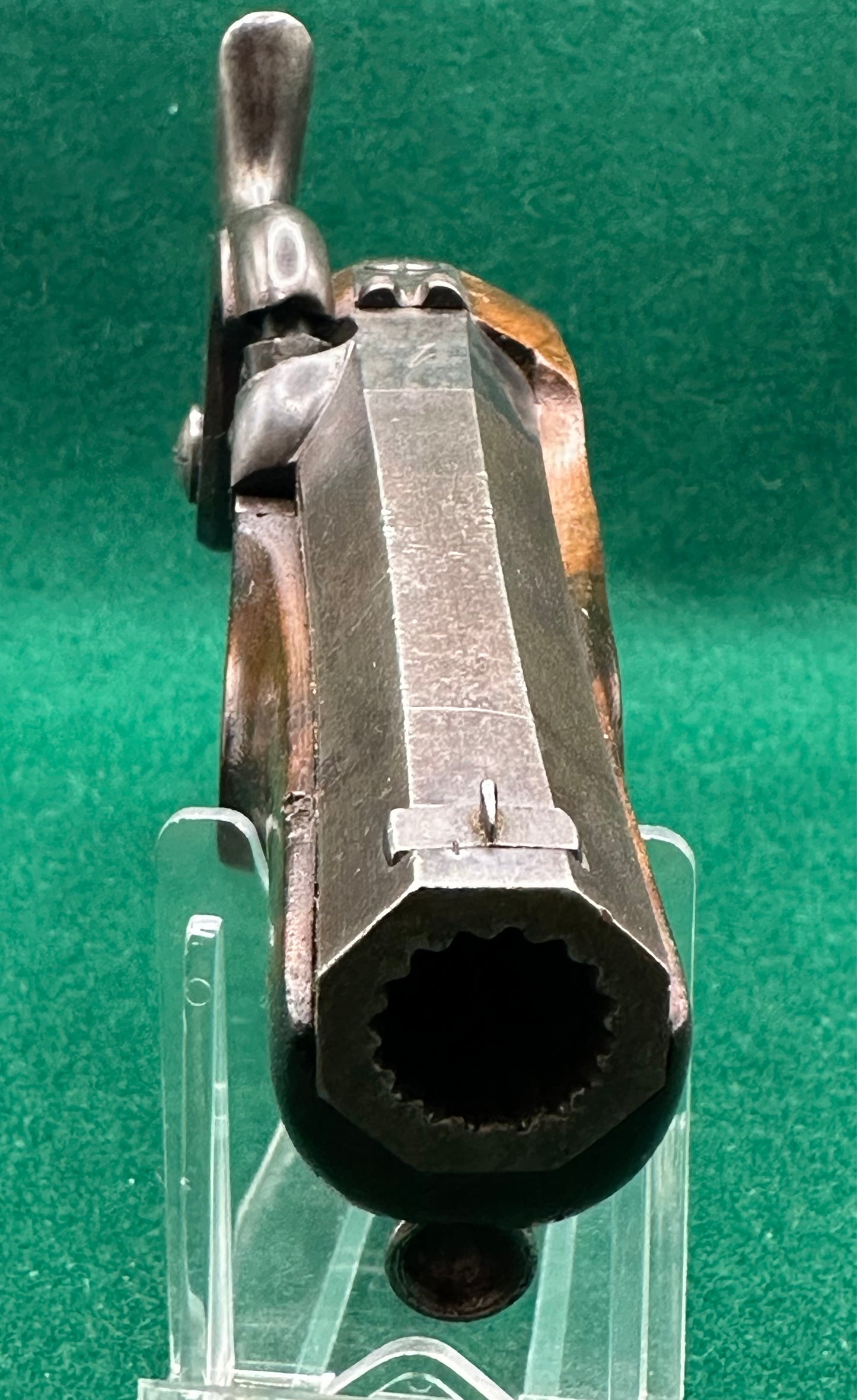 Full Stocked Overcoat Percussion Cap Pistol By J Gilli