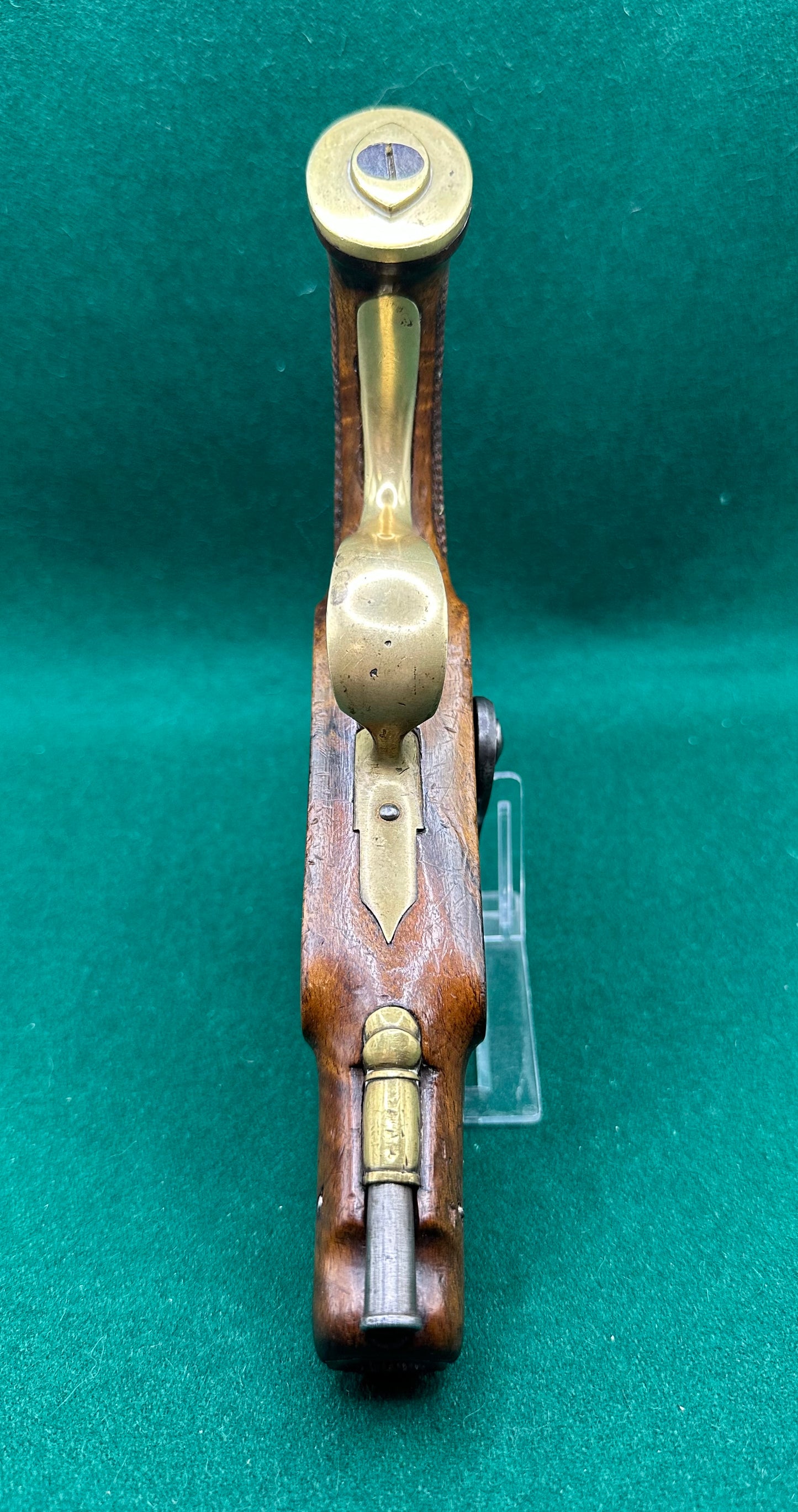 Full Stocked Overcoat Percussion Cap Pistol By J Gilli
