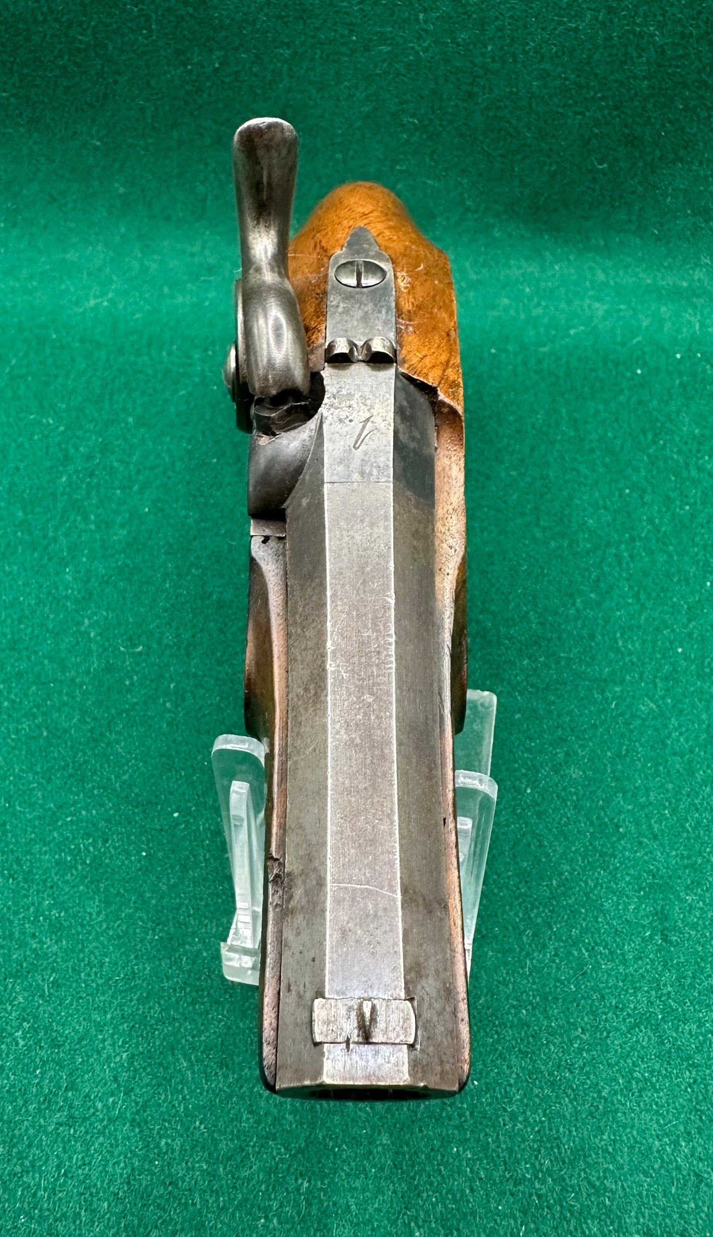 Full Stocked Overcoat Percussion Cap Pistol By J Gilli