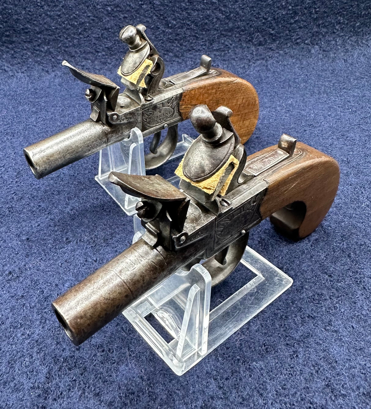 A Cased Pair of Flintlock Ketland & Co Pocket Pistols
