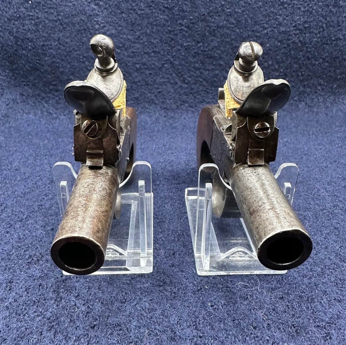 A Cased Pair of Flintlock Ketland & Co Pocket Pistols