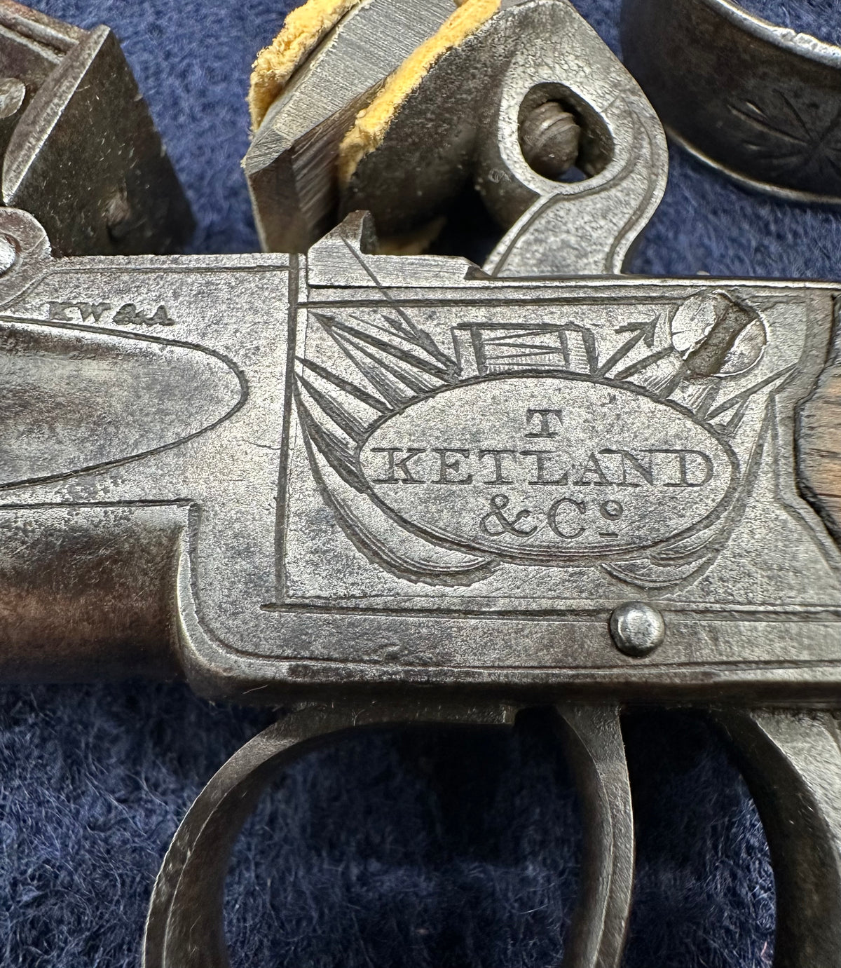 A Cased Pair of Flintlock Ketland & Co Pocket Pistols