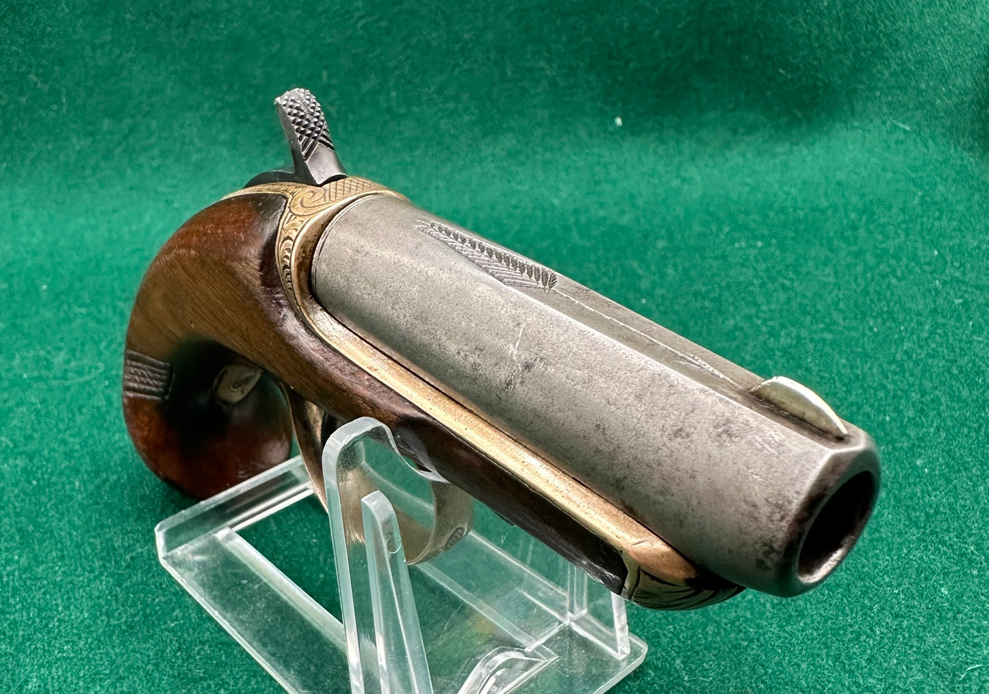 Scarce Williamsons 0.41" Calibre Rimfire Derringer With A Percussion Cap Converter