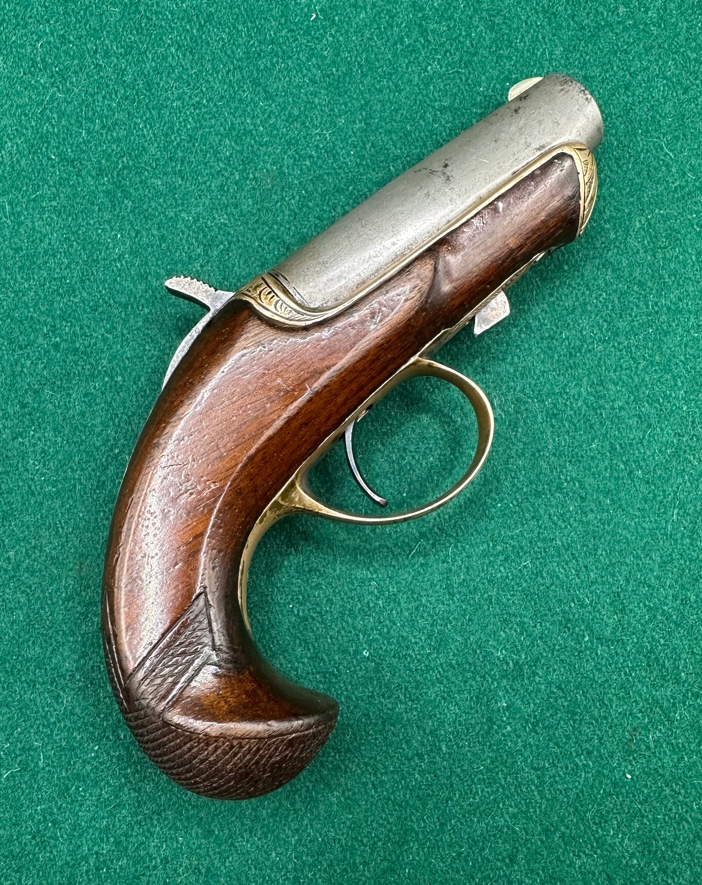 Scarce Williamsons 0.41" Calibre Rimfire Derringer With A Percussion Cap Converter