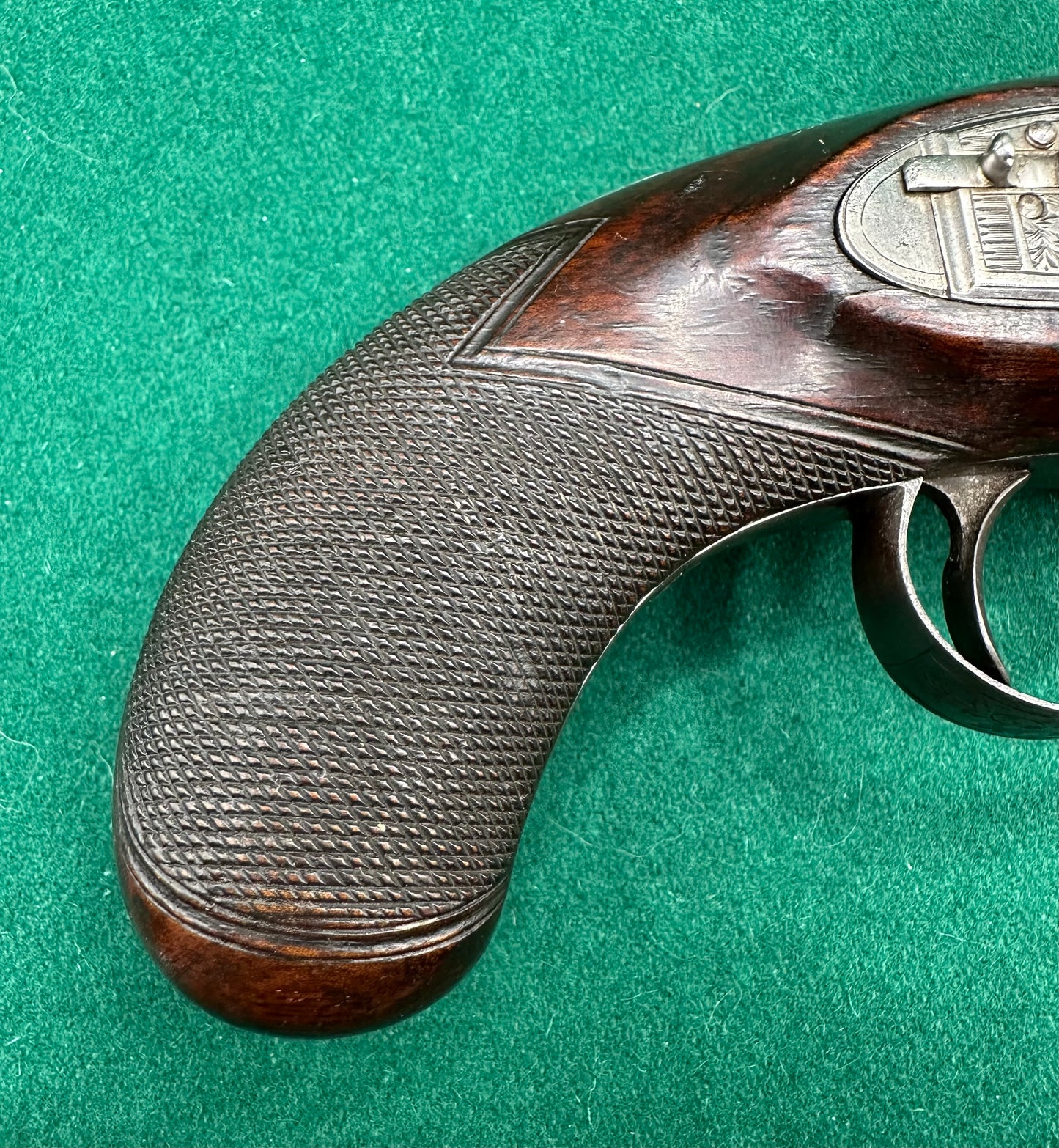 Cased Flintlock Travelling Or Greatcoat Pistol By Hanson Of Doncaster