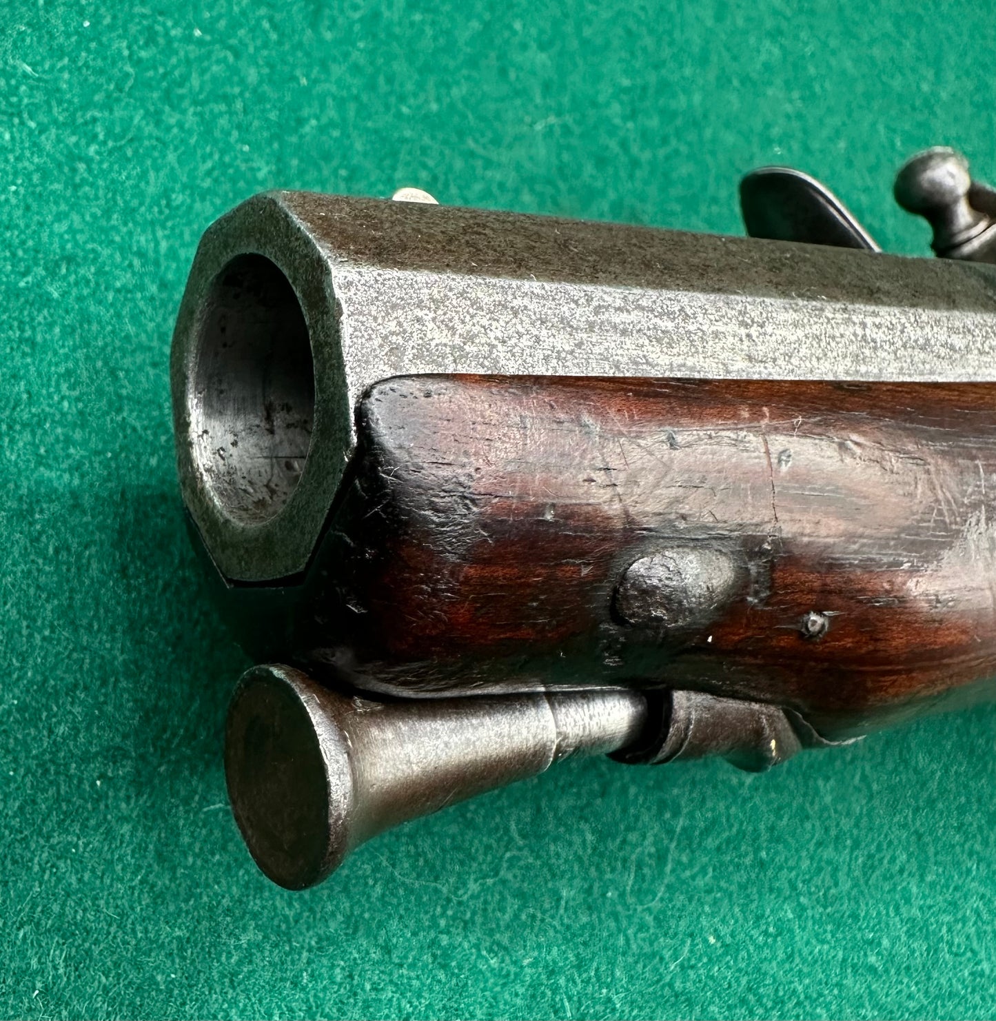 Cased Flintlock Travelling Or Greatcoat Pistol By Hanson Of Doncaster