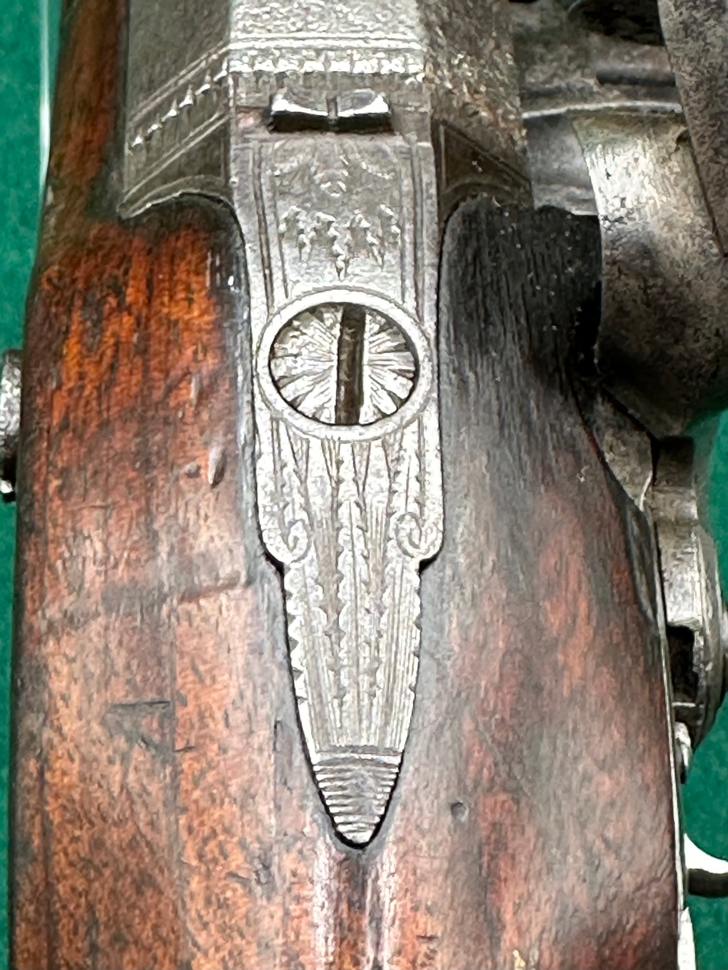 Cased Flintlock Travelling Or Greatcoat Pistol By Hanson Of Doncaster