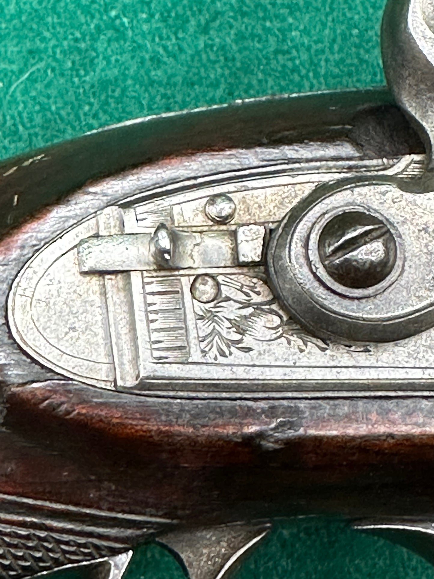 Cased Flintlock Travelling Or Greatcoat Pistol By Hanson Of Doncaster