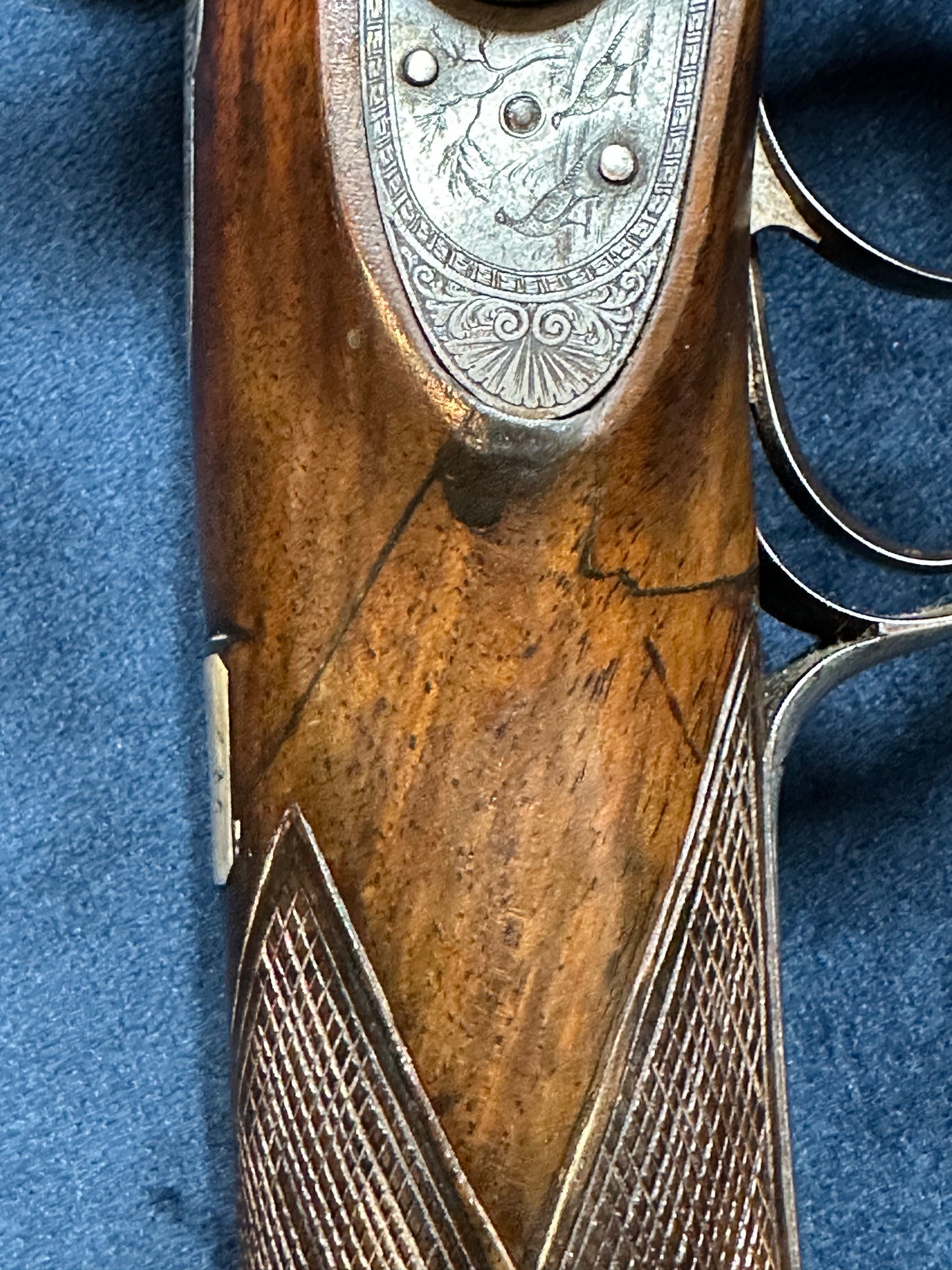 A Very Handsome Double Barrelled Percussion Cap Sporting Gun By David Nixon In Its Mahogany Case