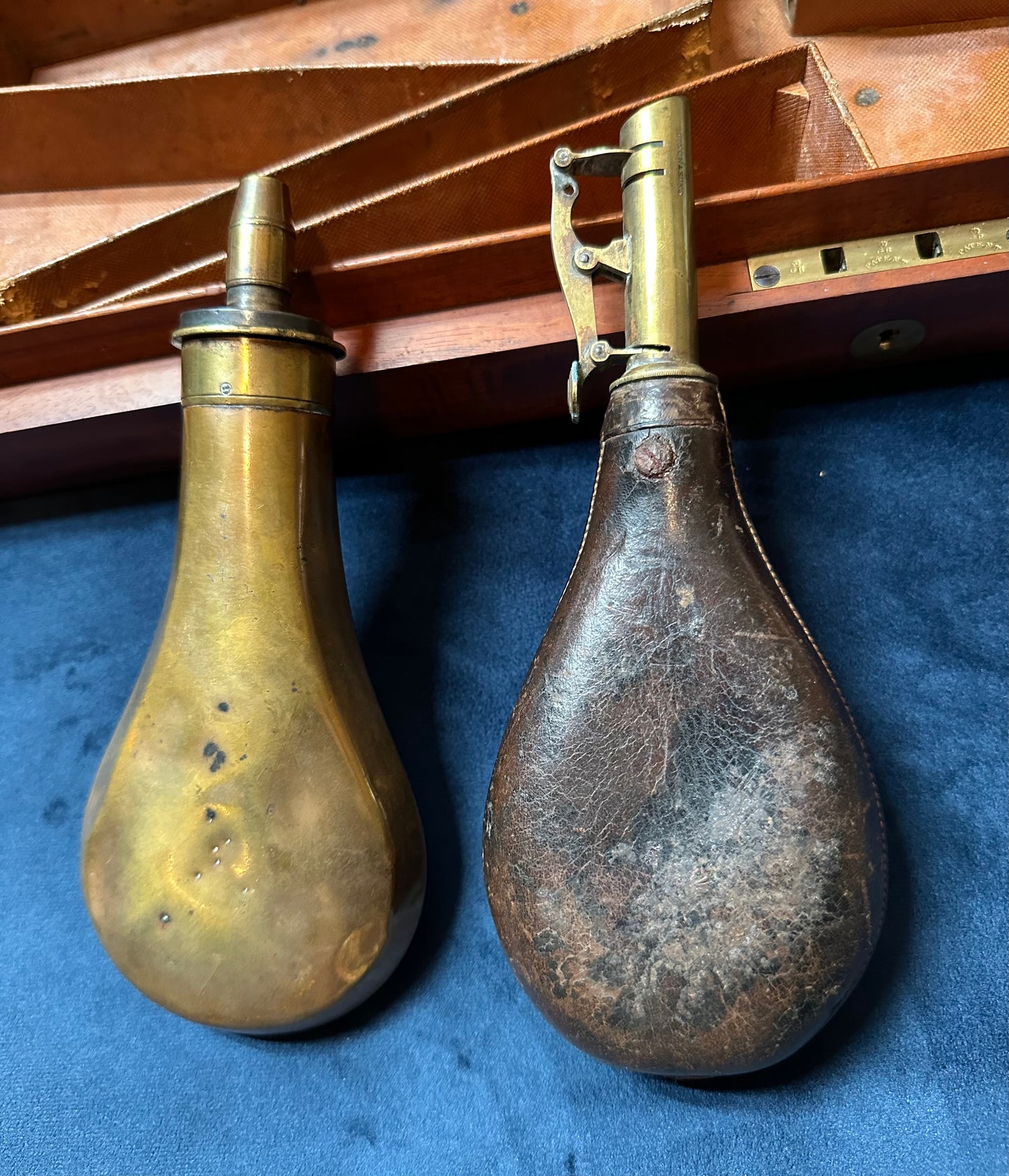 A Very Handsome Double Barrelled Percussion Cap Sporting Gun By David Nixon In Its Mahogany Case