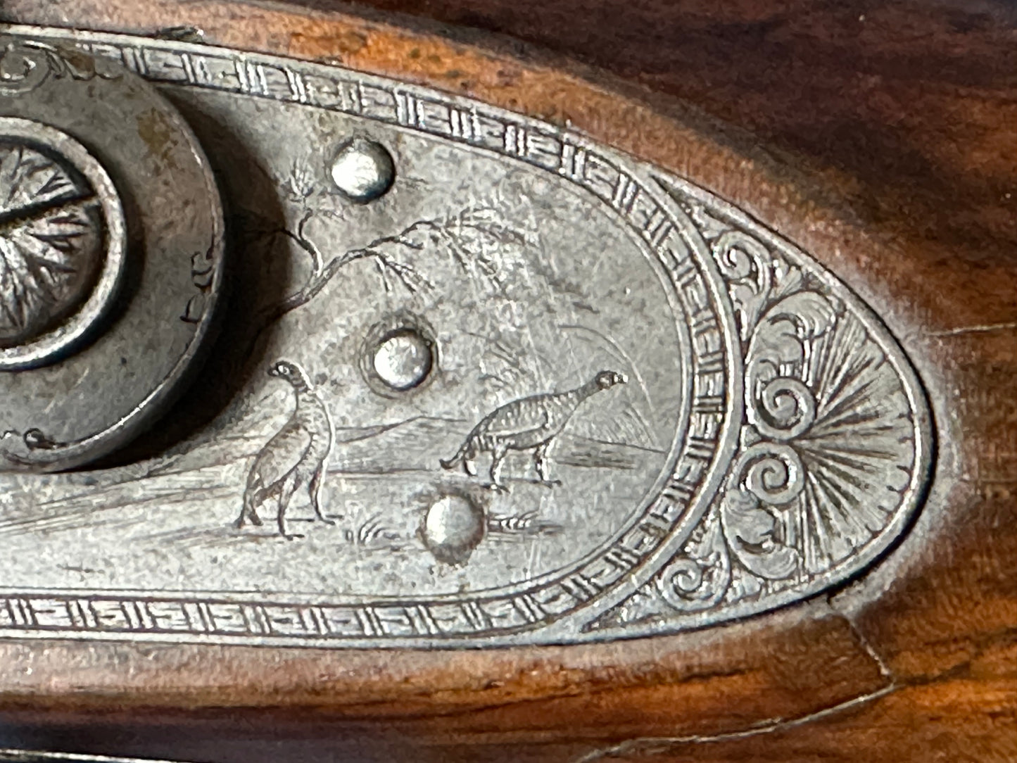 A Very Handsome Double Barrelled Percussion Cap Sporting Gun By David Nixon In Its Mahogany Case