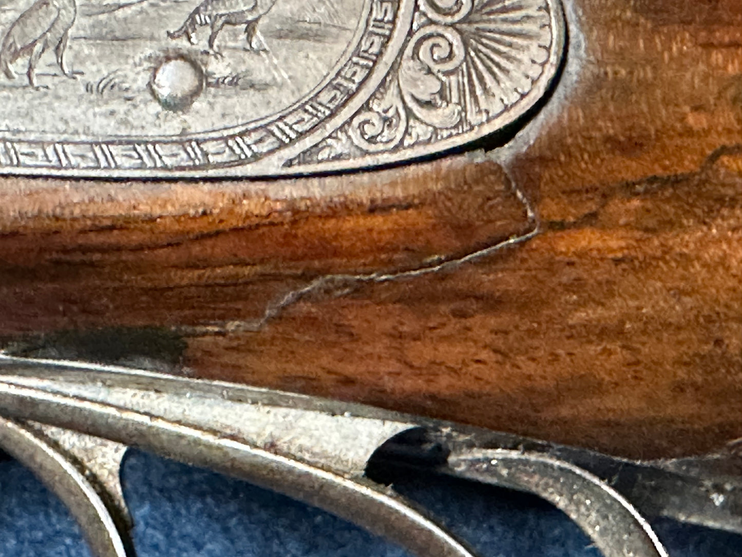 A Very Handsome Double Barrelled Percussion Cap Sporting Gun By David Nixon In Its Mahogany Case