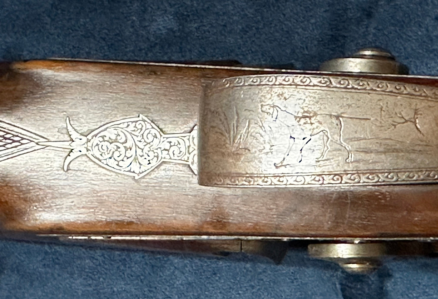 A Very Handsome Double Barrelled Percussion Cap Sporting Gun By David Nixon In Its Mahogany Case