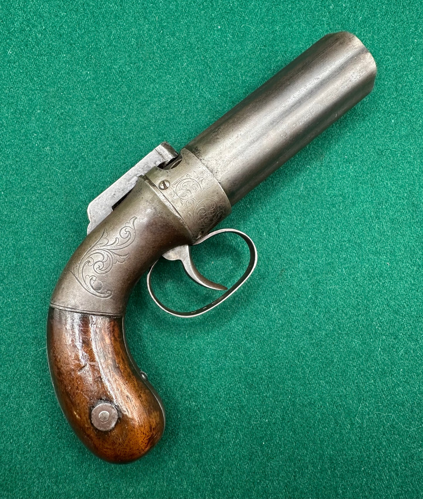 Ethan Allen Medium Size Pepperbox Revolver Stamped Allen Thurber & Co