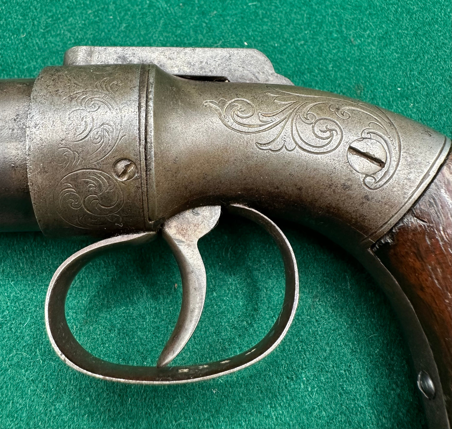 Ethan Allen Medium Size Pepperbox Revolver Stamped Allen Thurber & Co