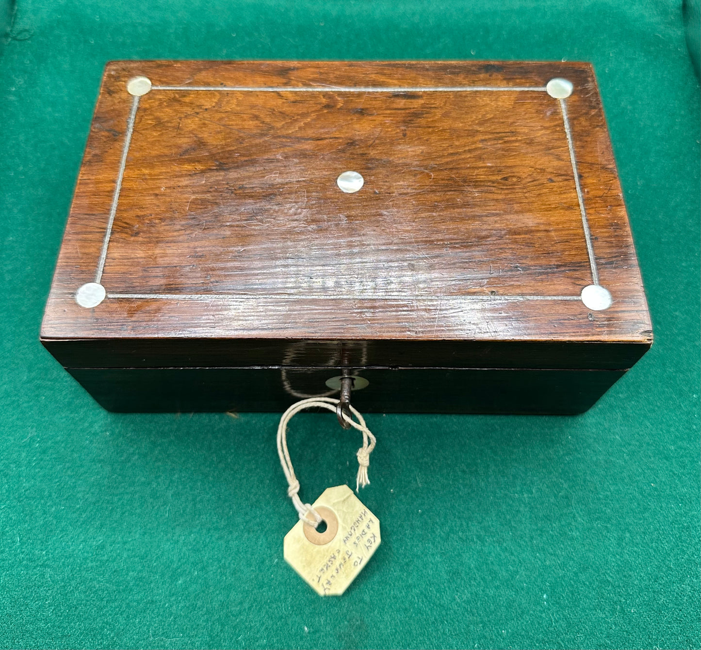 Attractive Little Percussion Cap Muff Pistol By Clark Of Cambridge In A Partitioned Jewellery Box