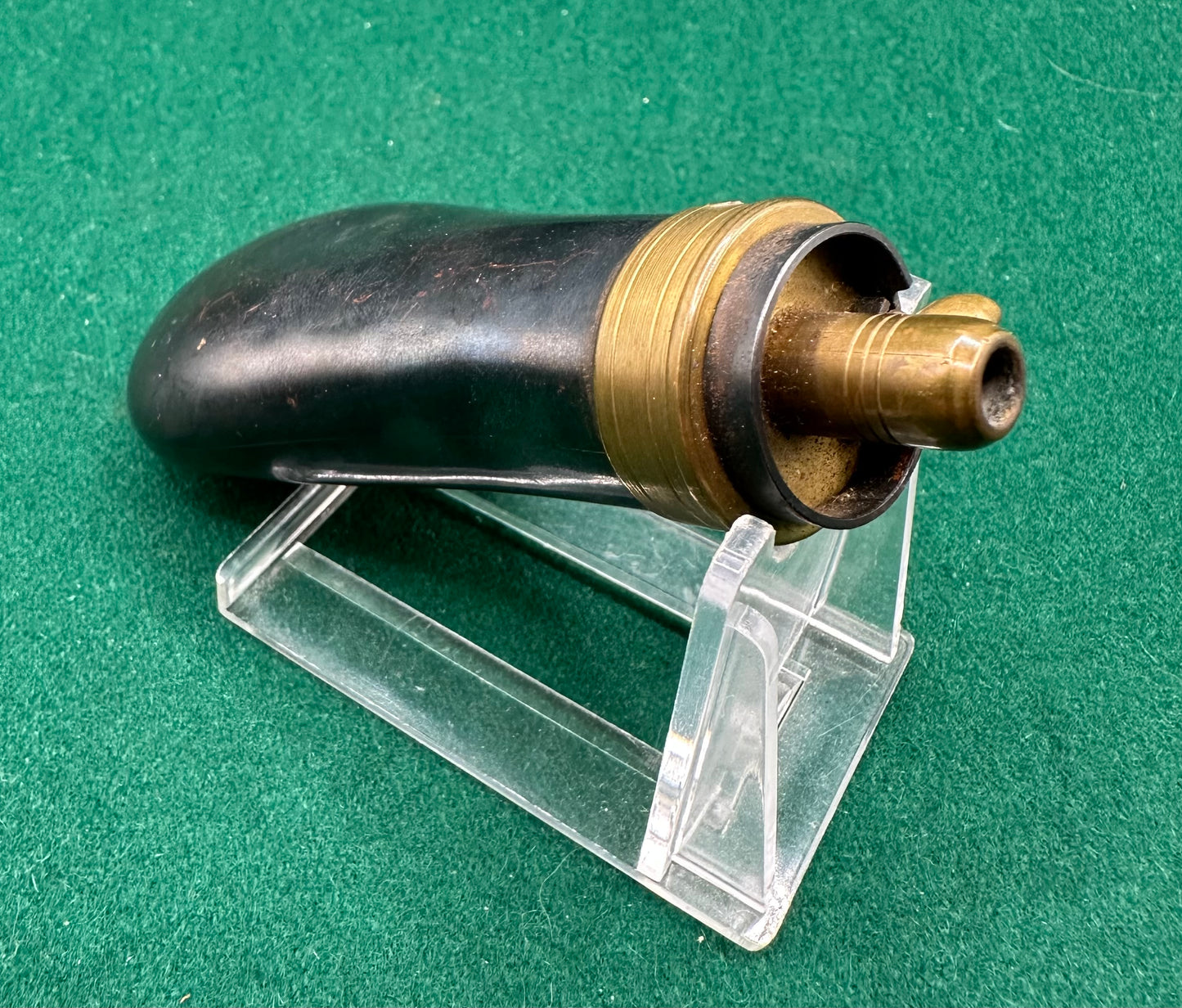 Attractive Little Percussion Cap Muff Pistol By Clark Of Cambridge In A Partitioned Jewellery Box