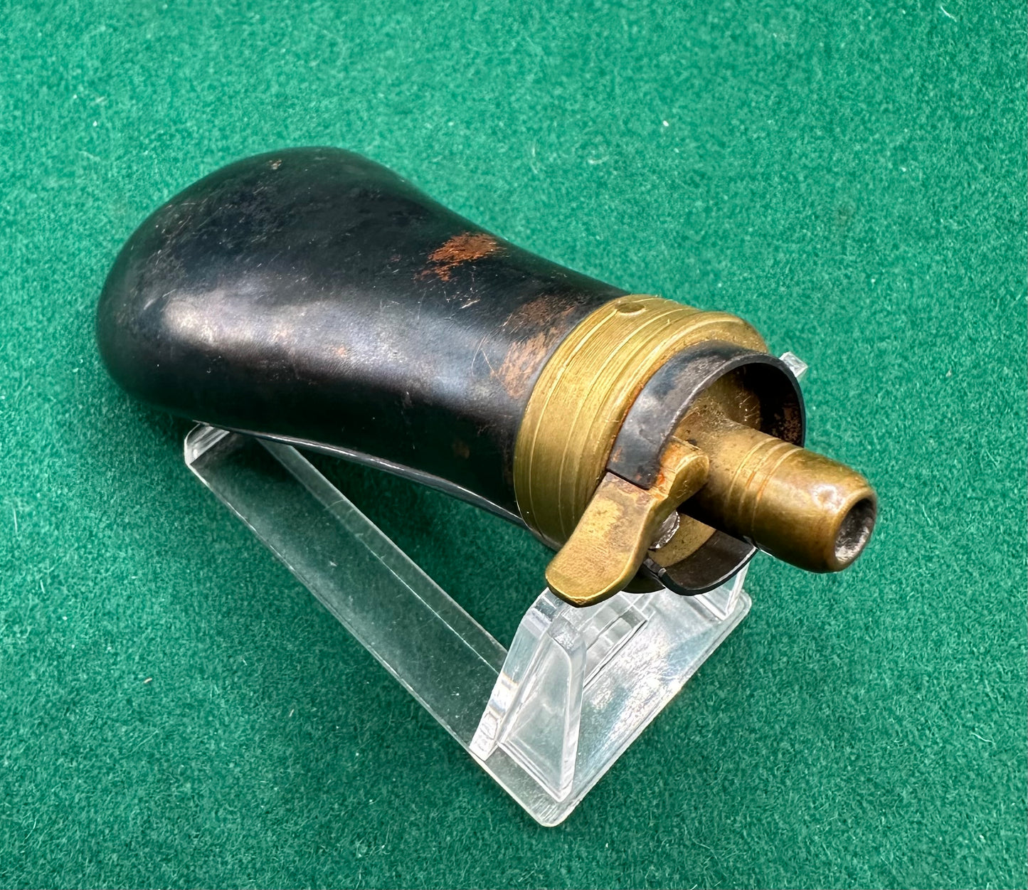 Attractive Little Percussion Cap Muff Pistol By Clark Of Cambridge In A Partitioned Jewellery Box
