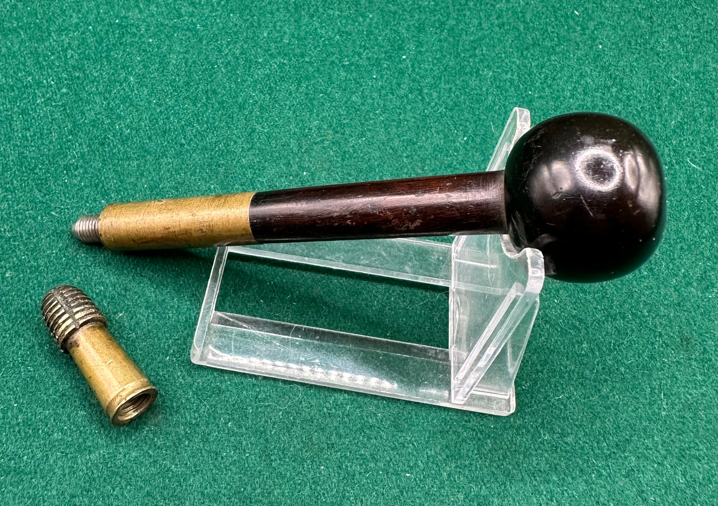 Very Handsome Cased Brass Flintlock Boxlock Blunderbuss Pistol In Its Case With Accessories