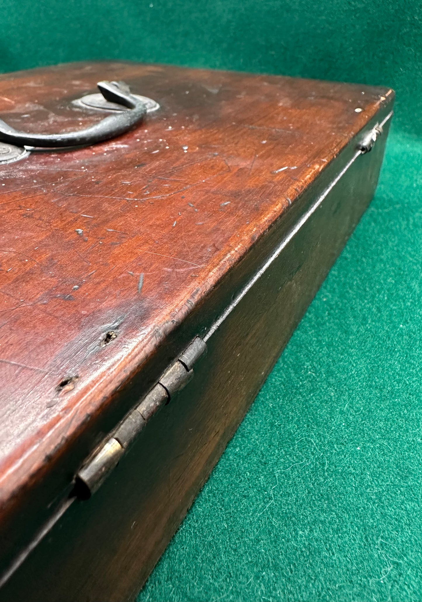 Very Handsome Cased Brass Flintlock Boxlock Blunderbuss Pistol In Its Case With Accessories