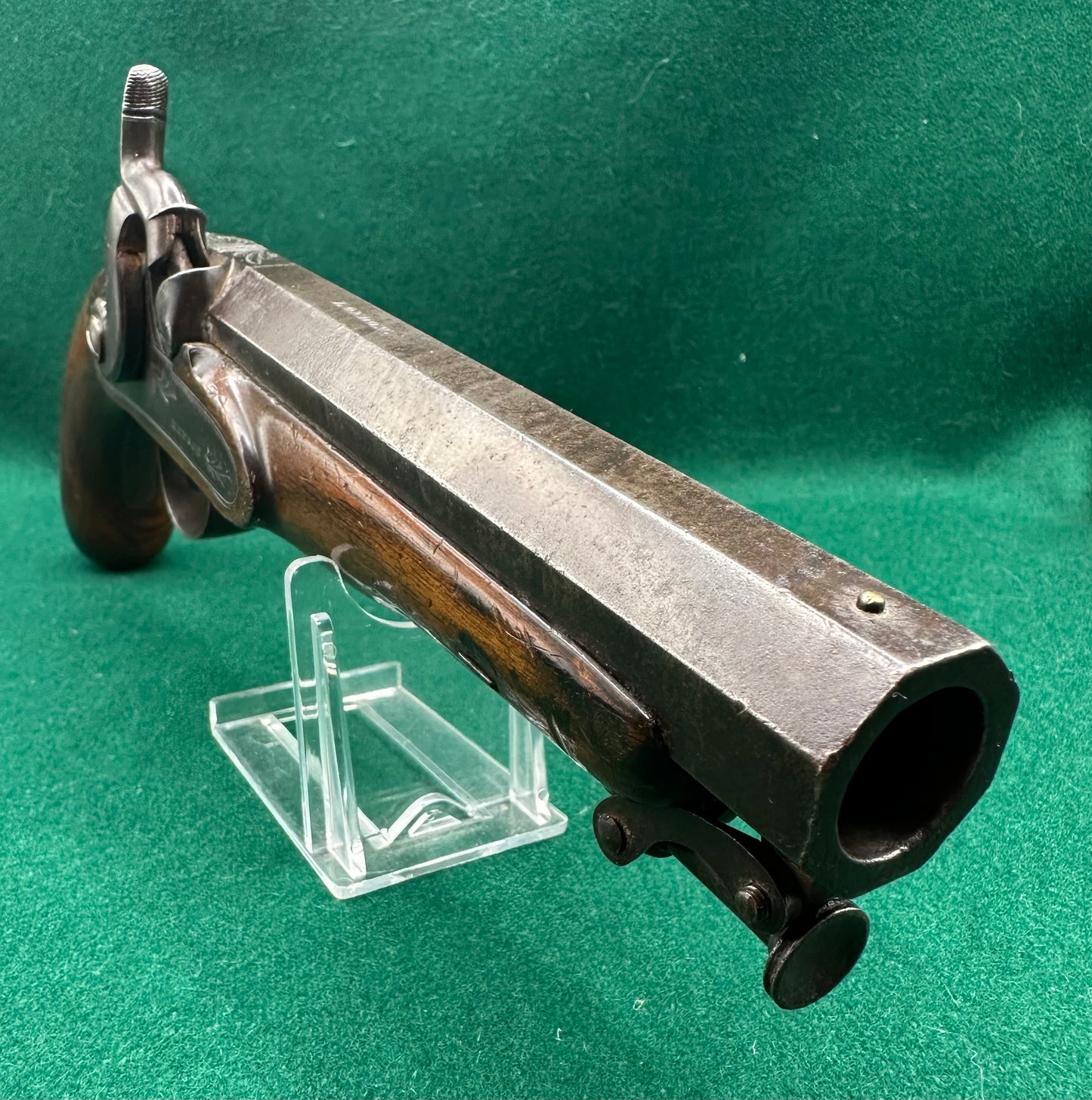 Full stocked Officers Percussion Cap Holster Pistol By Hewson