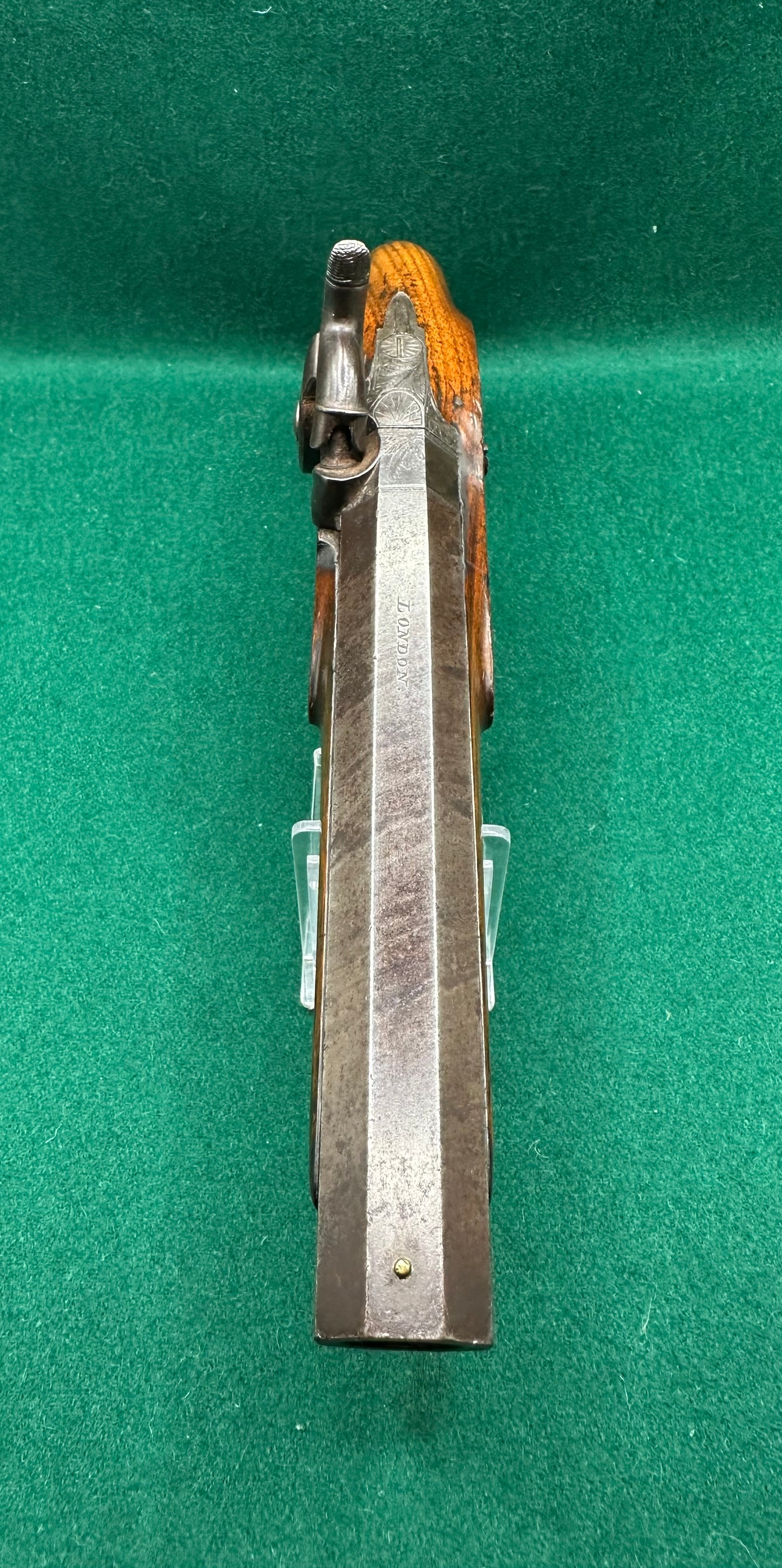 Full stocked Officers Percussion Cap Holster Pistol By Hewson