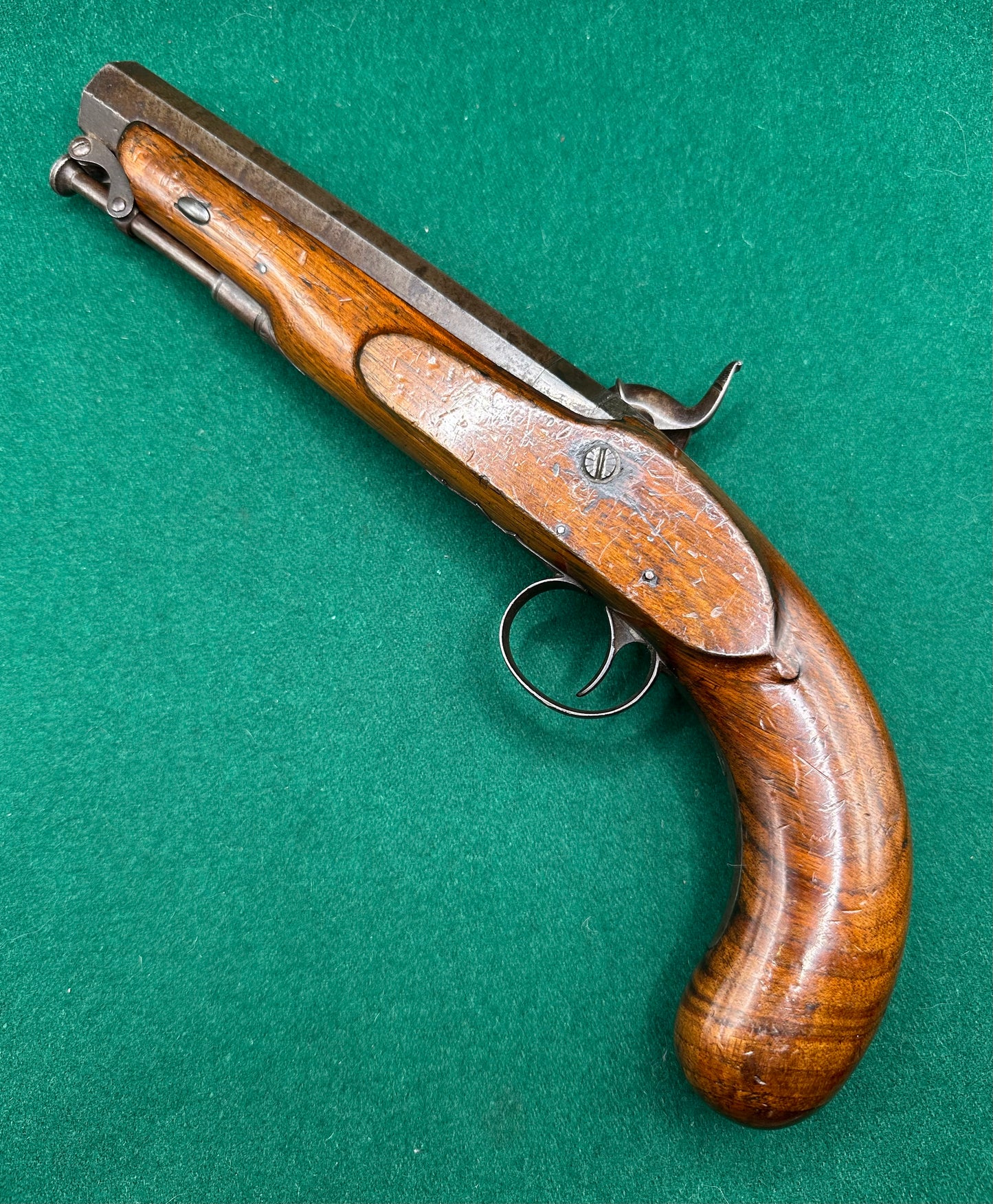 Full stocked Officers Percussion Cap Holster Pistol By Hewson