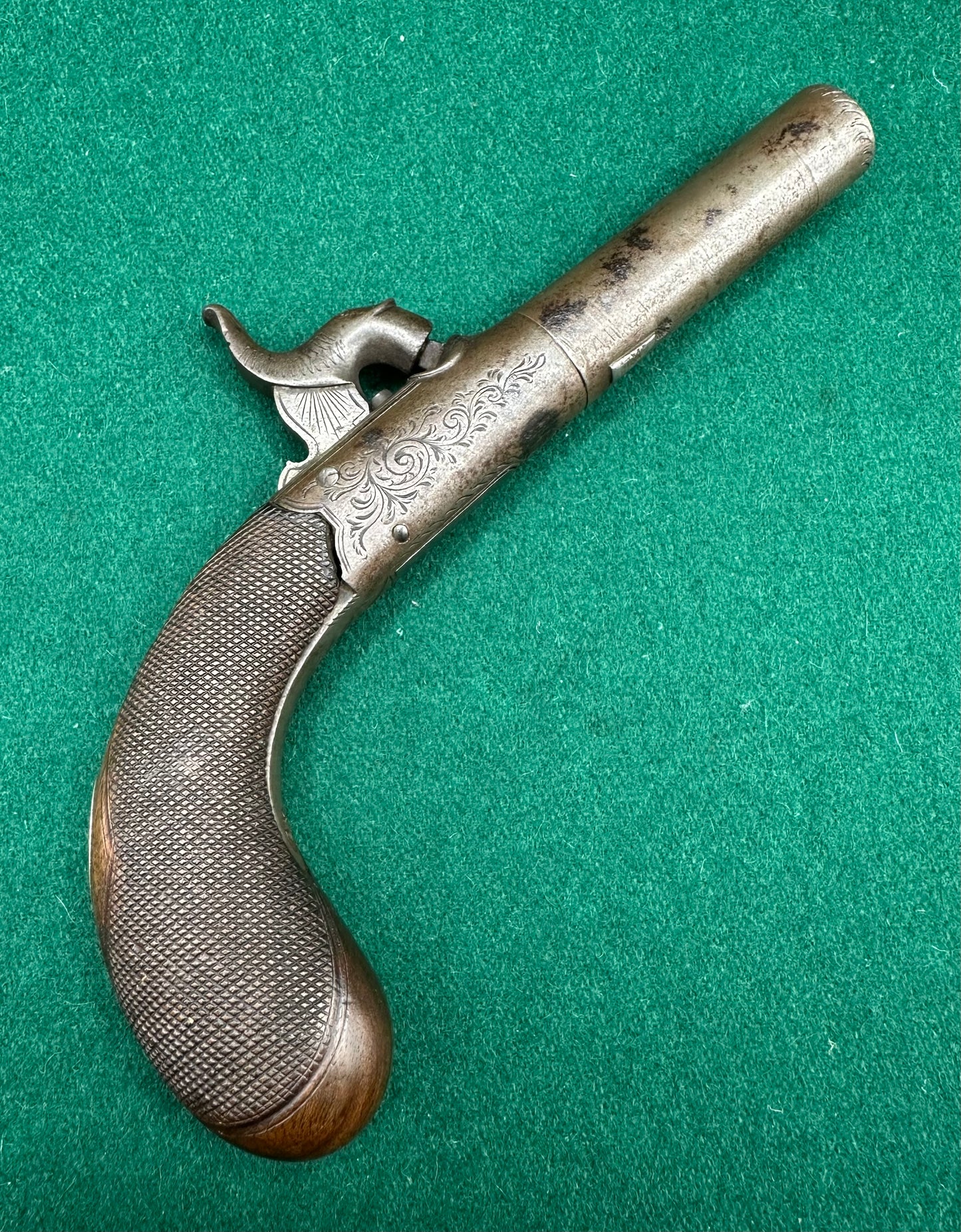 Round Framed Percussion Cap Pocket Pistol