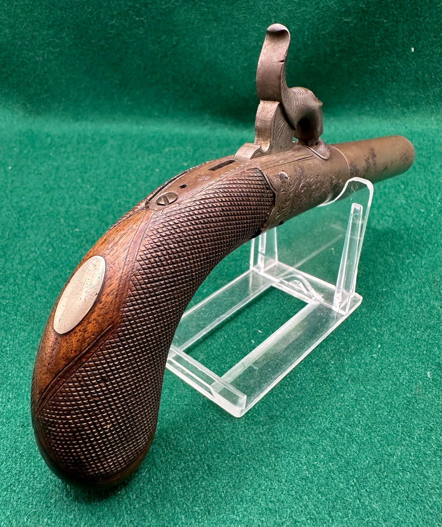 Round Framed Percussion Cap Pocket Pistol