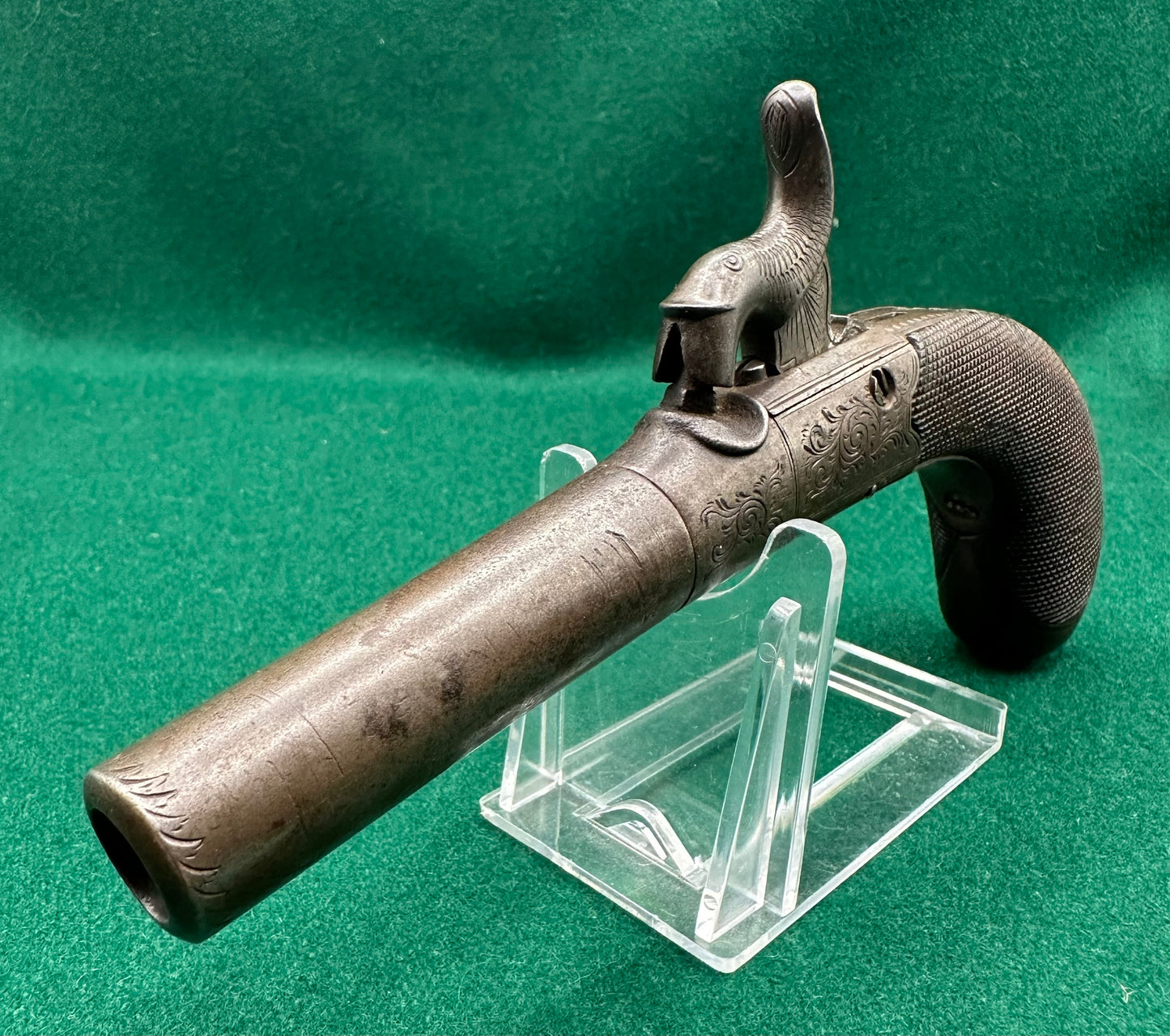 Round Framed Percussion Cap Pocket Pistol