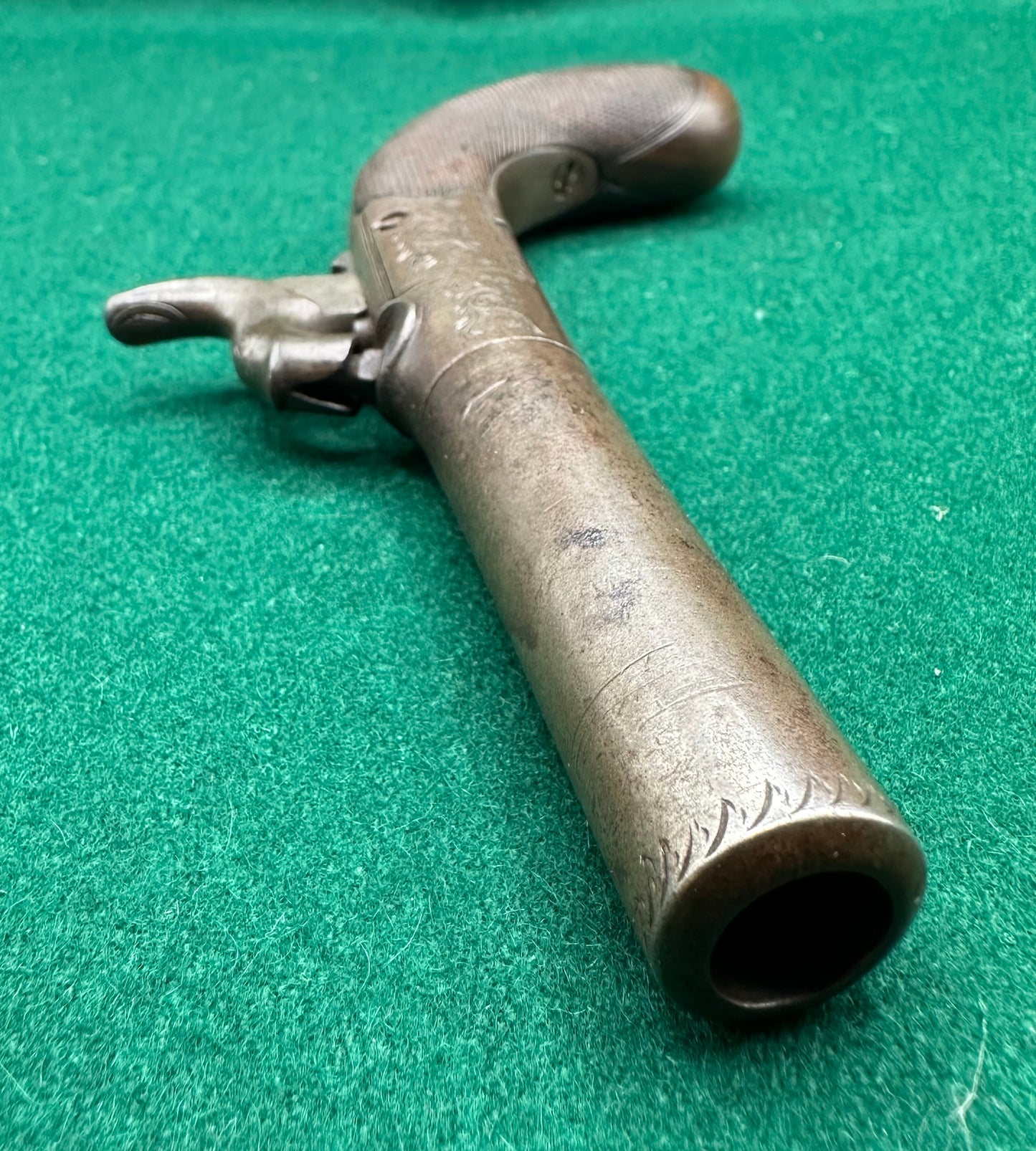 Round Framed Percussion Cap Pocket Pistol