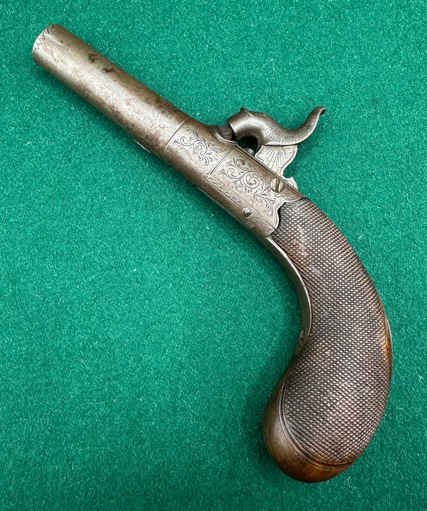 Round Framed Percussion Cap Pocket Pistol