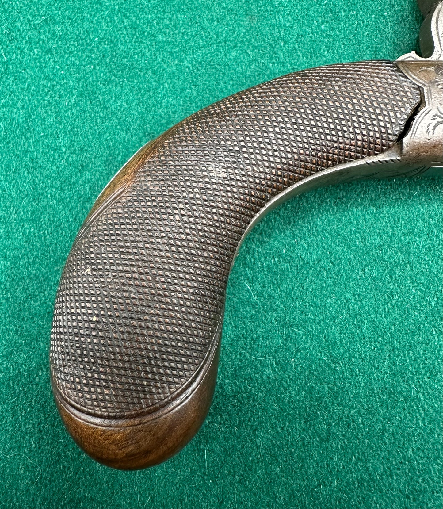 Round Framed Percussion Cap Pocket Pistol