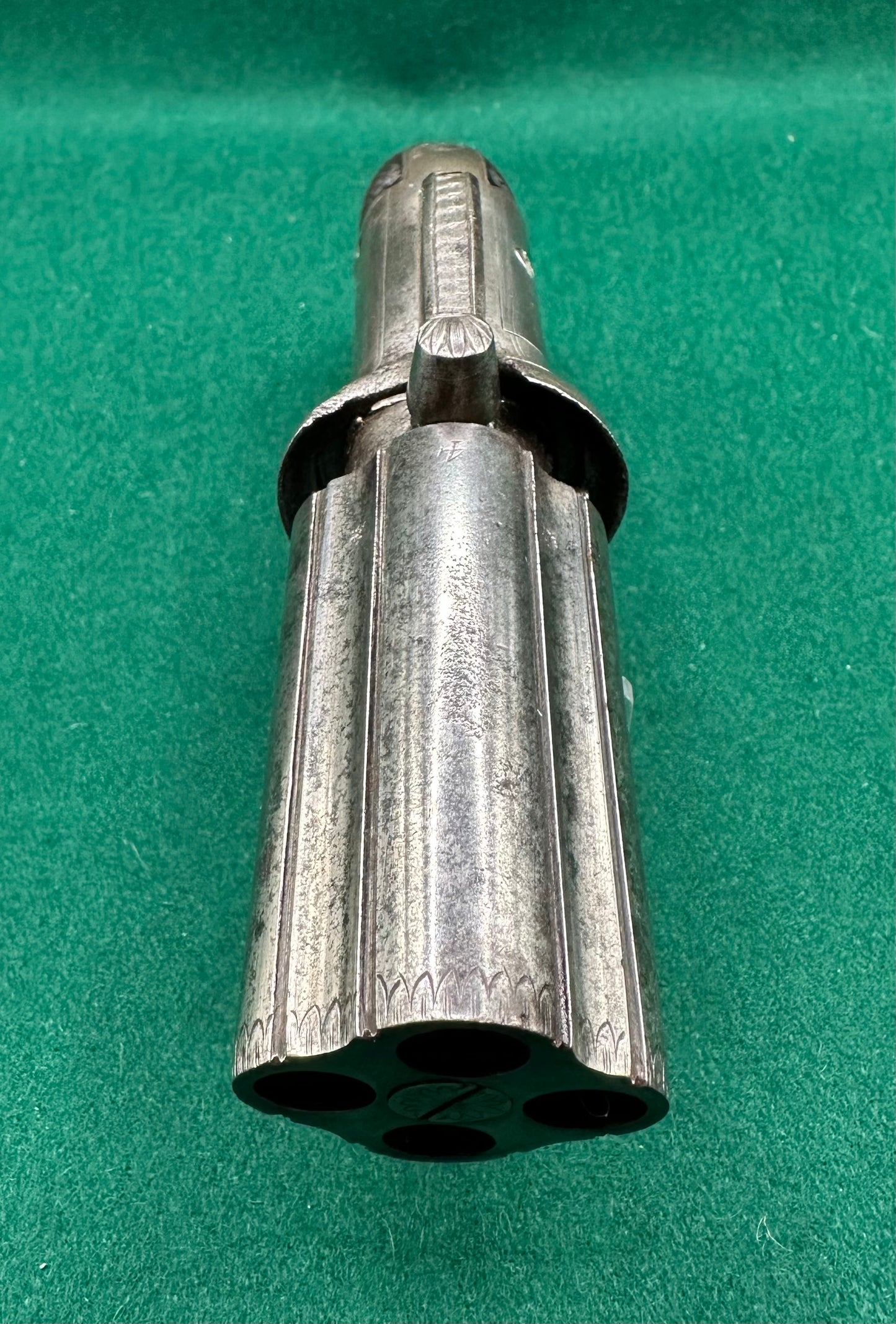 Scarce 4 Shot Percussion Cap Pepperbox Revolver