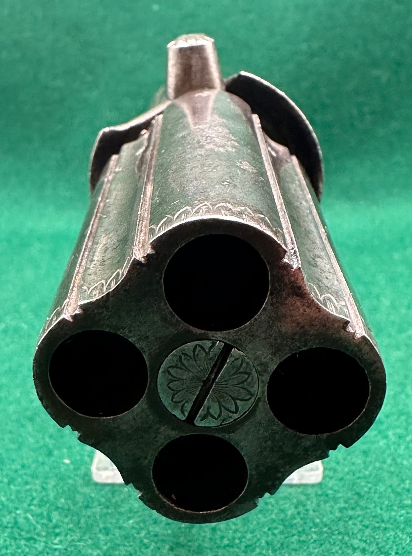 Scarce 4 Shot Percussion Cap Pepperbox Revolver