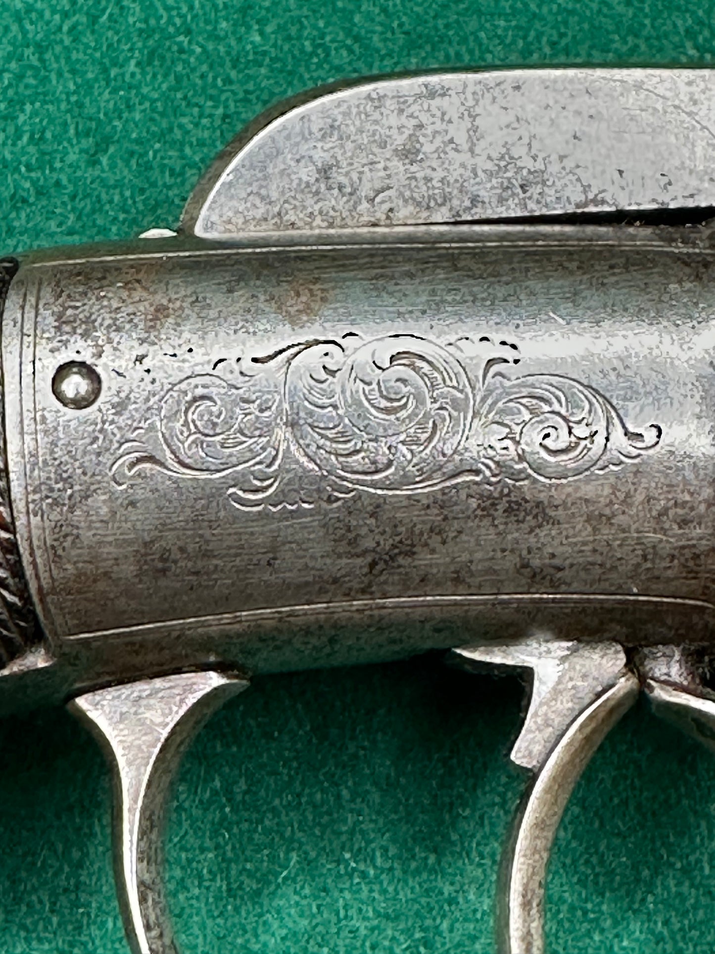 Scarce 4 Shot Percussion Cap Pepperbox Revolver