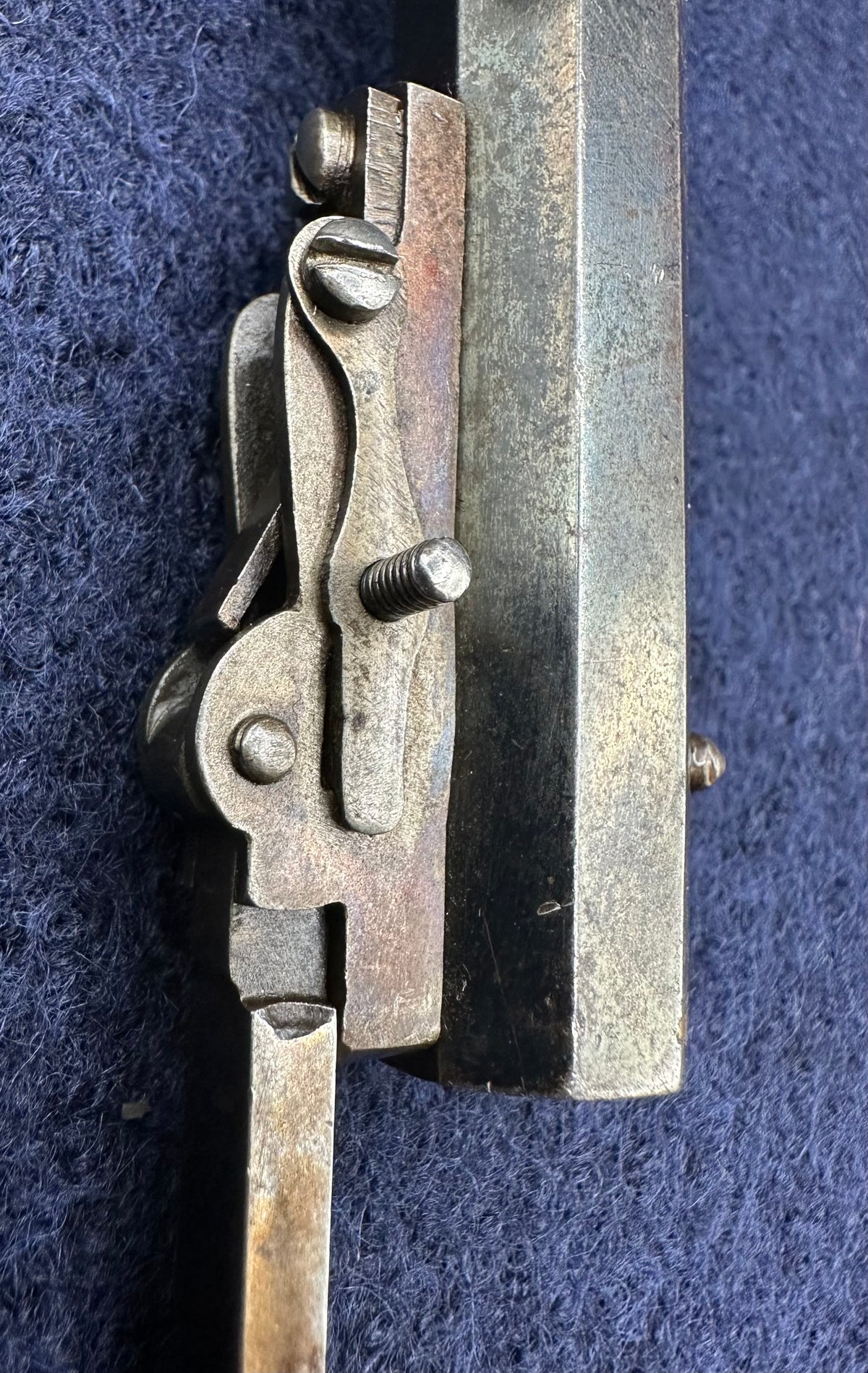 Beautiful Spanish Large Calibre Pinfire Revolver With An Underslung Bayonet