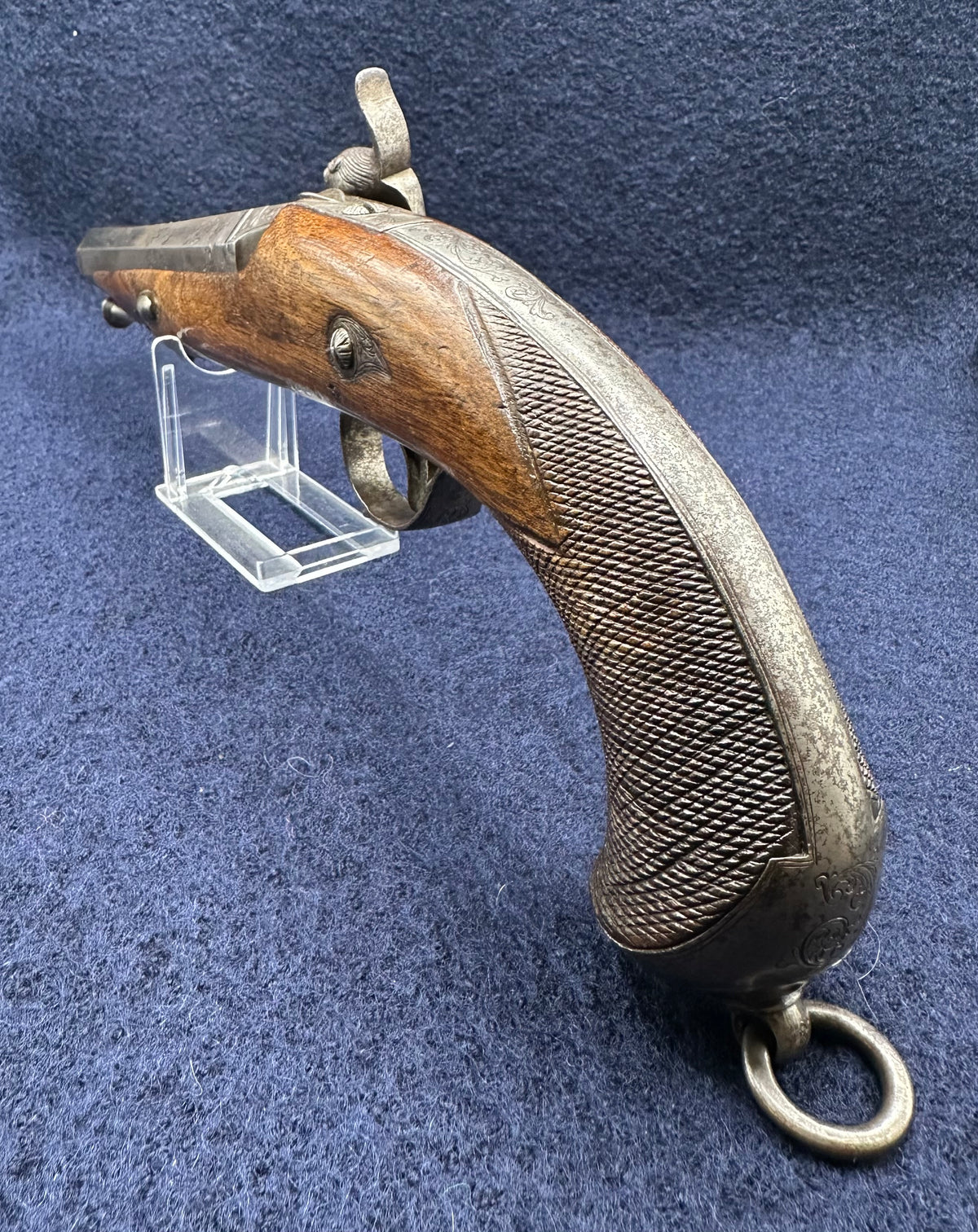 Good Quality Officers Percussion Cap Holster Pistol Dated 1846