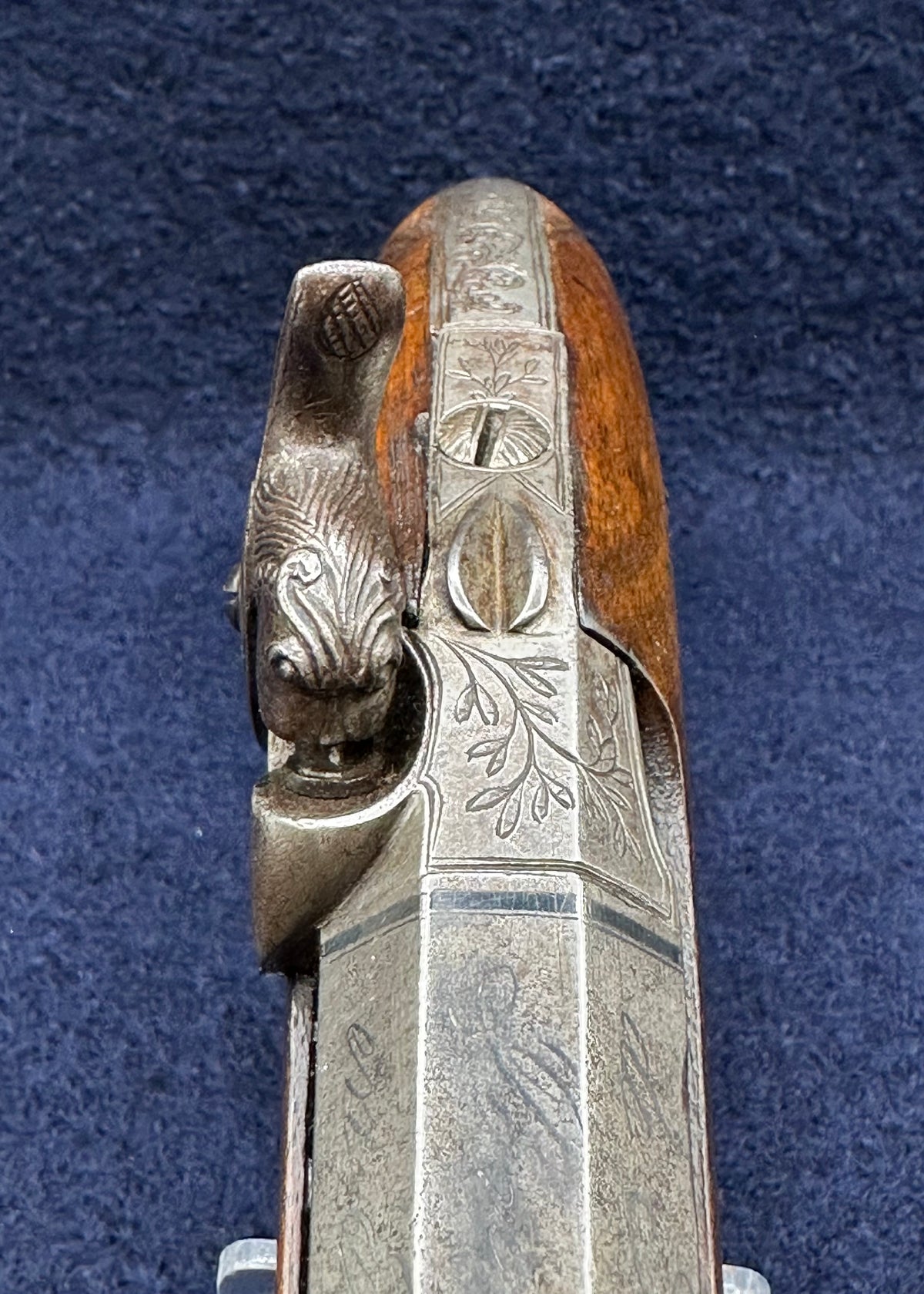 Good Quality Officers Percussion Cap Holster Pistol Dated 1846