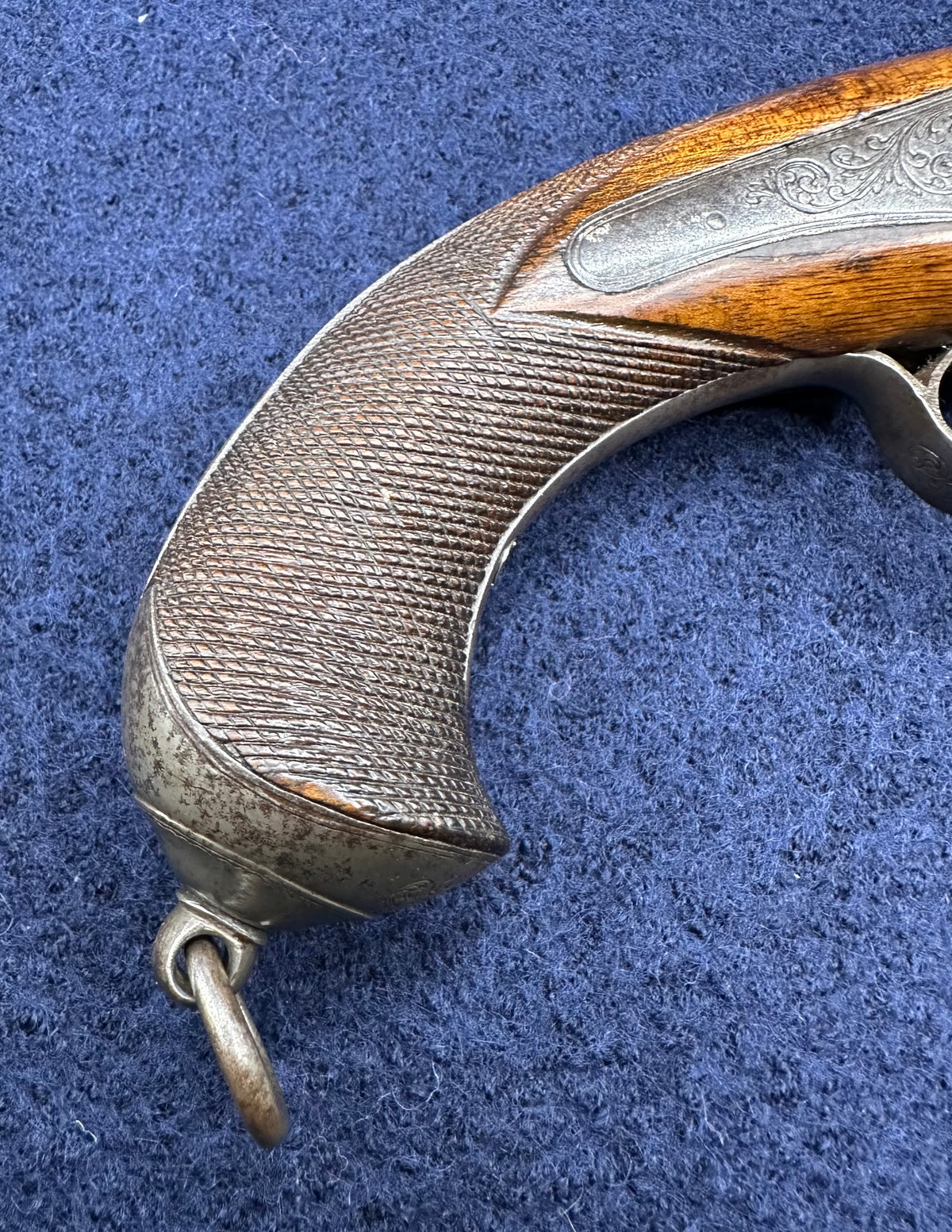 Good Quality Officers Percussion Cap Holster Pistol Dated 1846