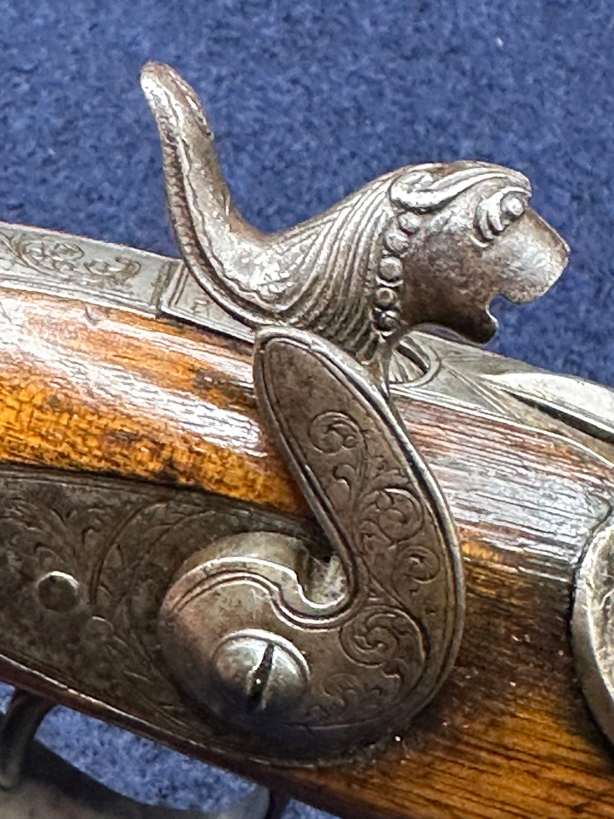 Good Quality Officers Percussion Cap Holster Pistol Dated 1846