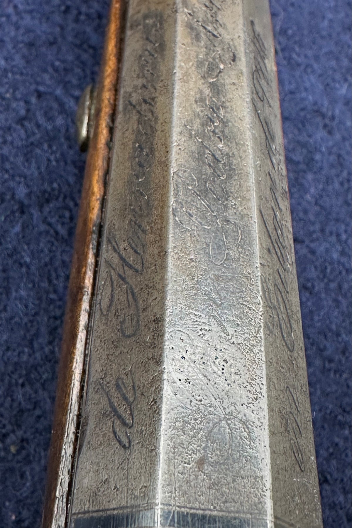 Good Quality Officers Percussion Cap Holster Pistol Dated 1846