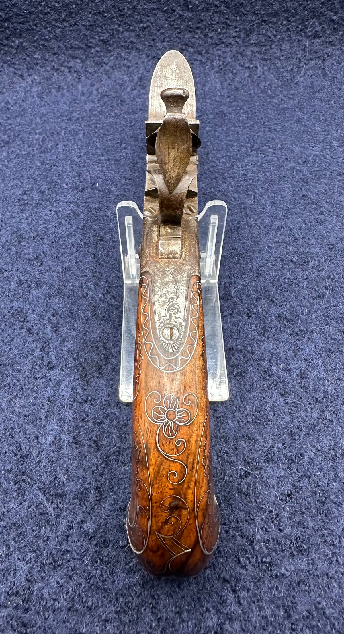 Queen Anne Style Flintlock Boxlock Pocket Pistol By Palmer & Co