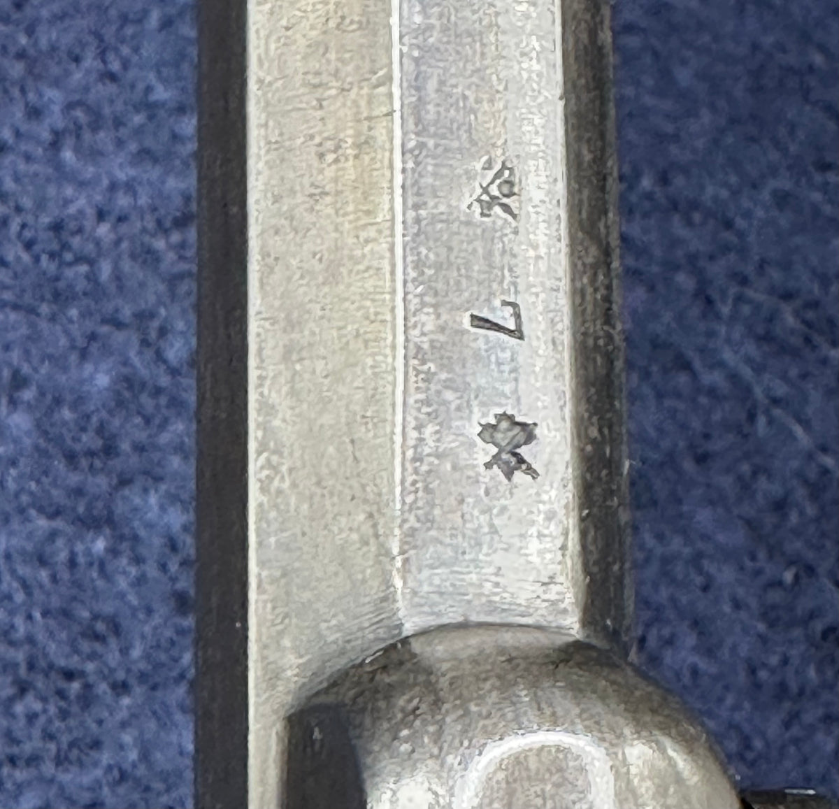 Scarce Cased Bakers Patent 6 Shot Longspur Transitional Revolver