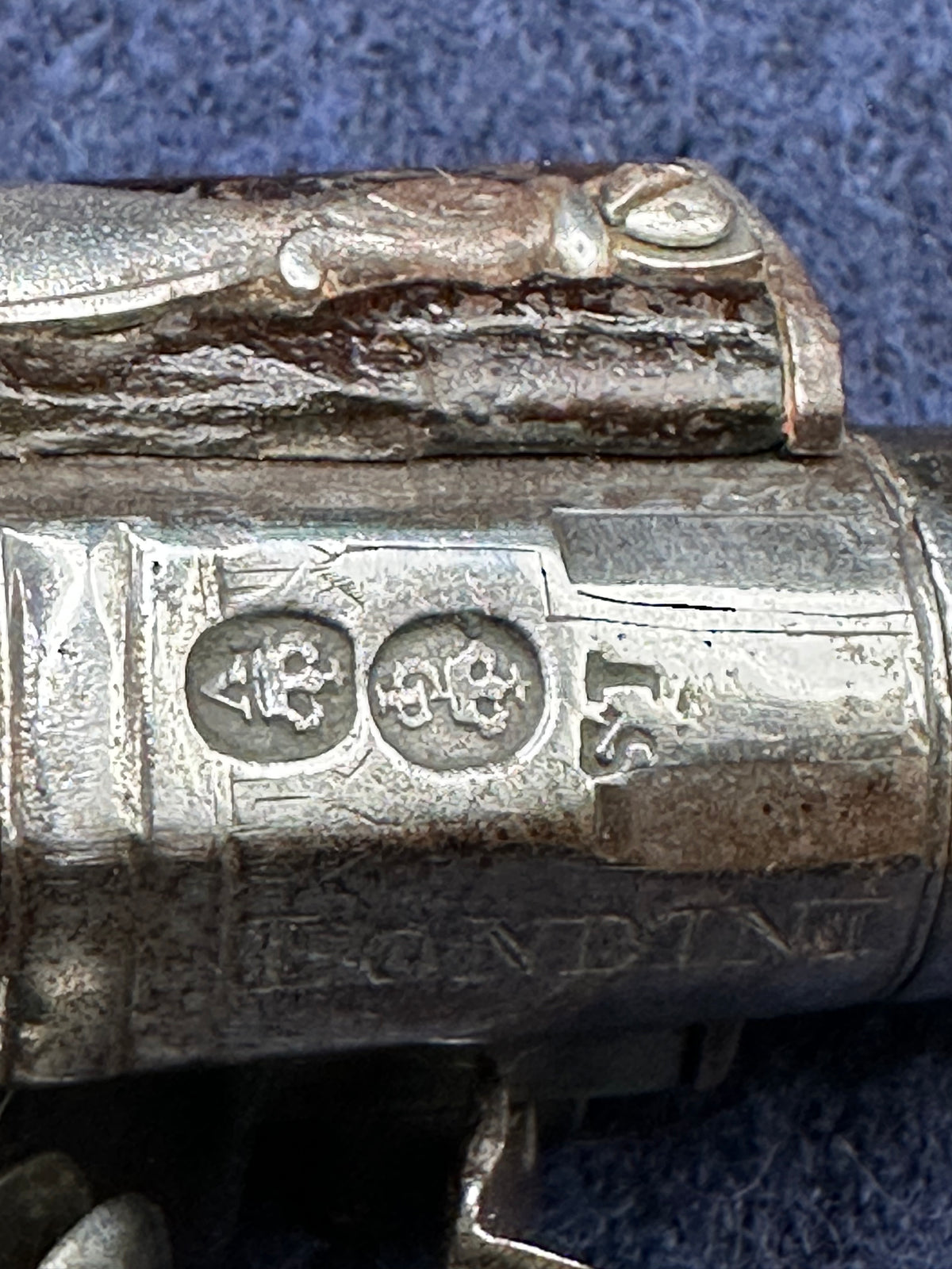 Rare Early Flintlock Pocket Pistol By Israel Segalas Senior