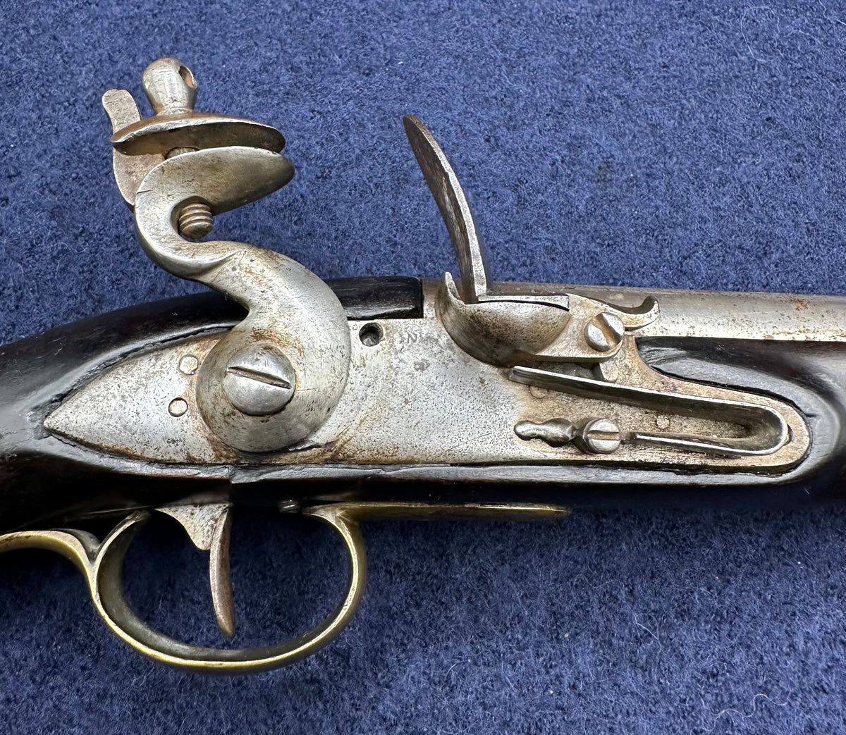 Very Interesting Dutch Sea Service Flintlock Pistol Engraved "Admiraal Piet Hein"